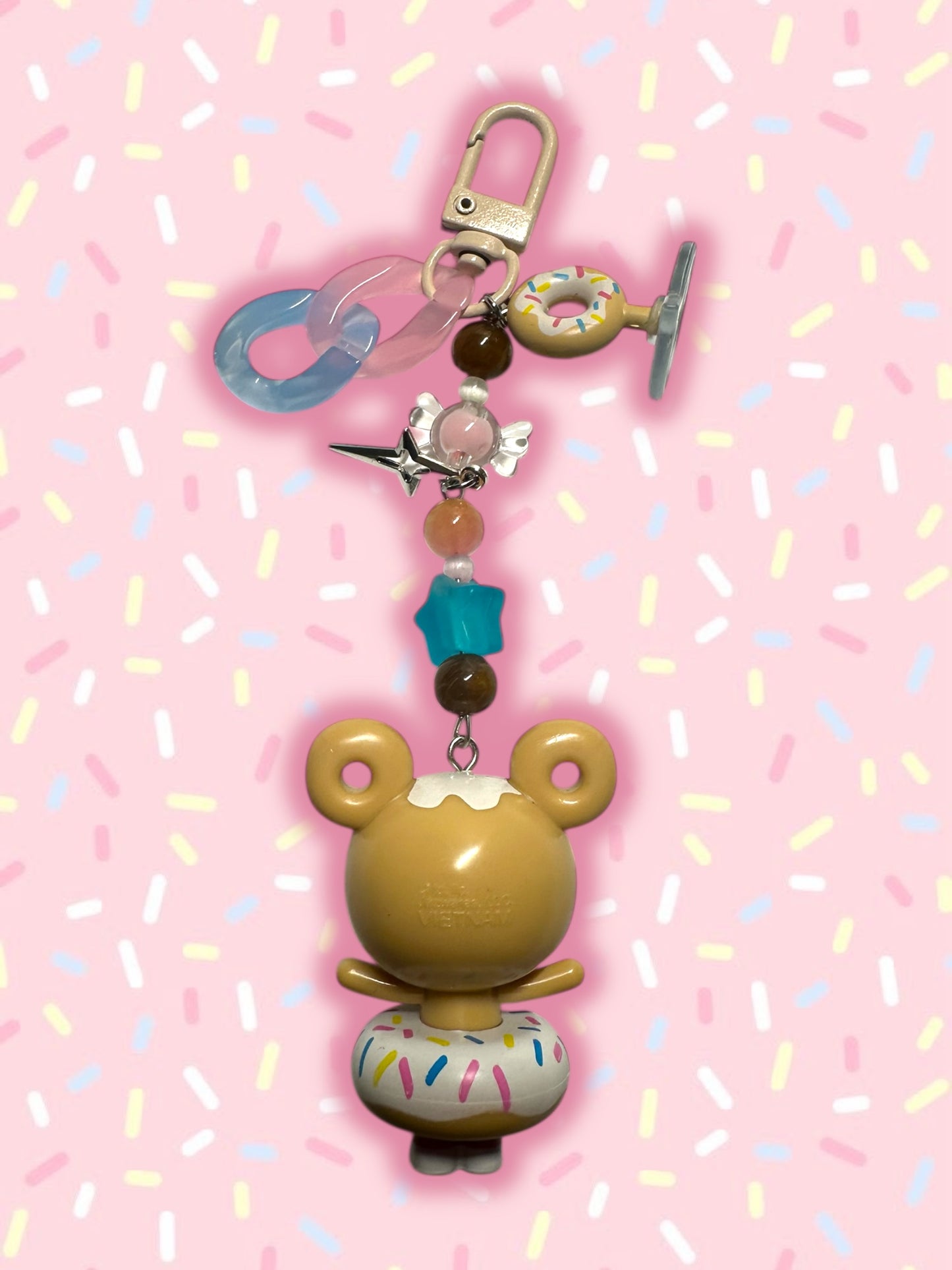 Tokidoki Donutella keychain