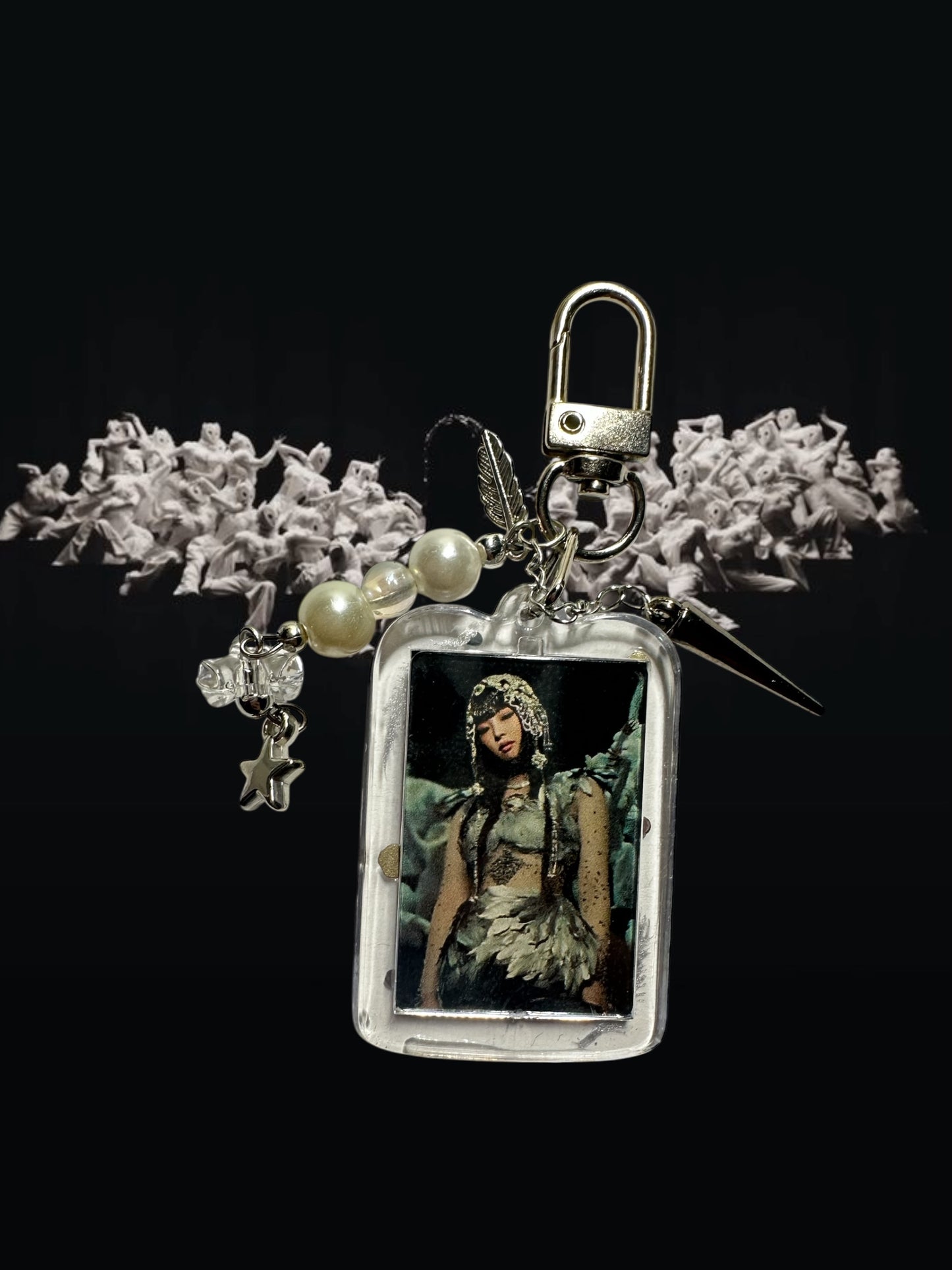 Jennie Blackpink Zen inspired keychain