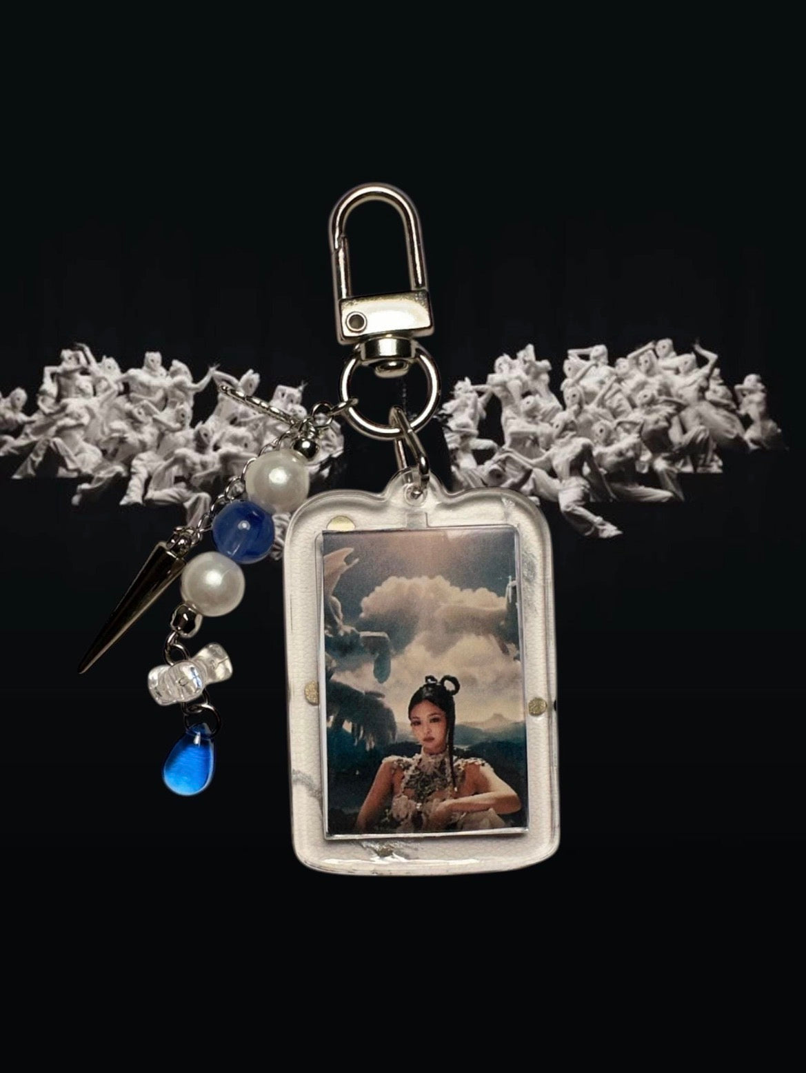 Jennie Blackpink Zen inspired keychain