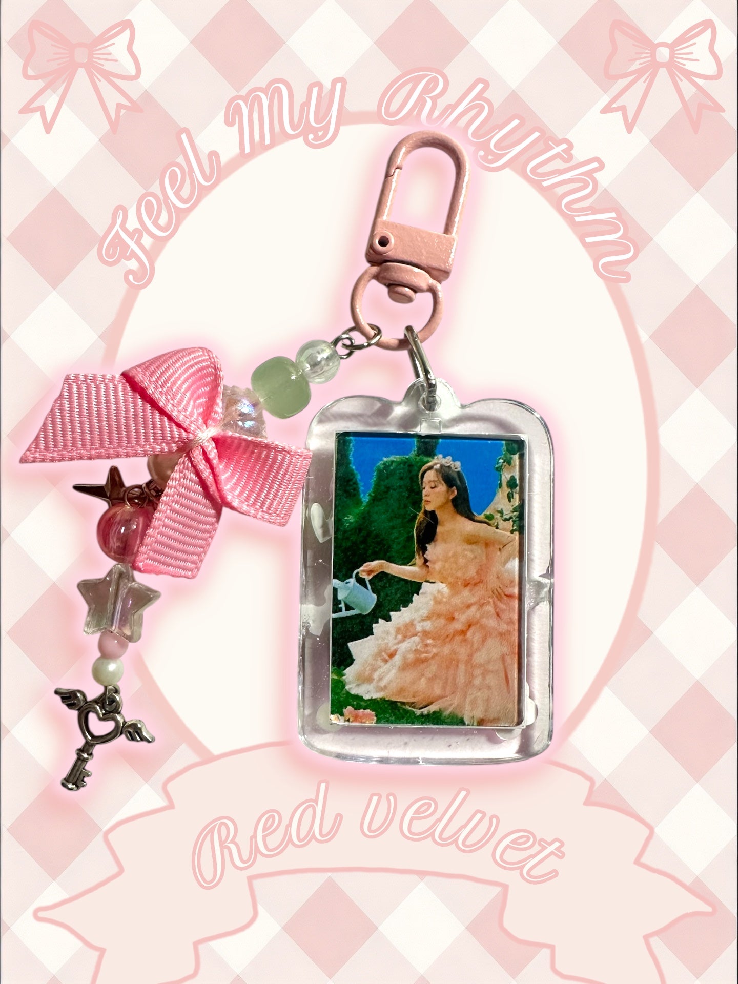 Red Velvet Feel My Rhythm inspired keychain Irene