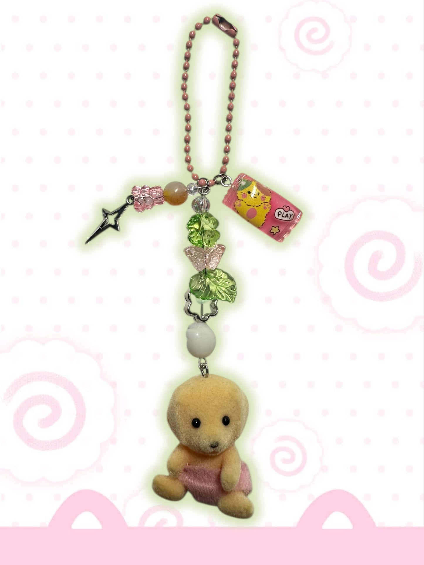 Calico Critter Dog keychain