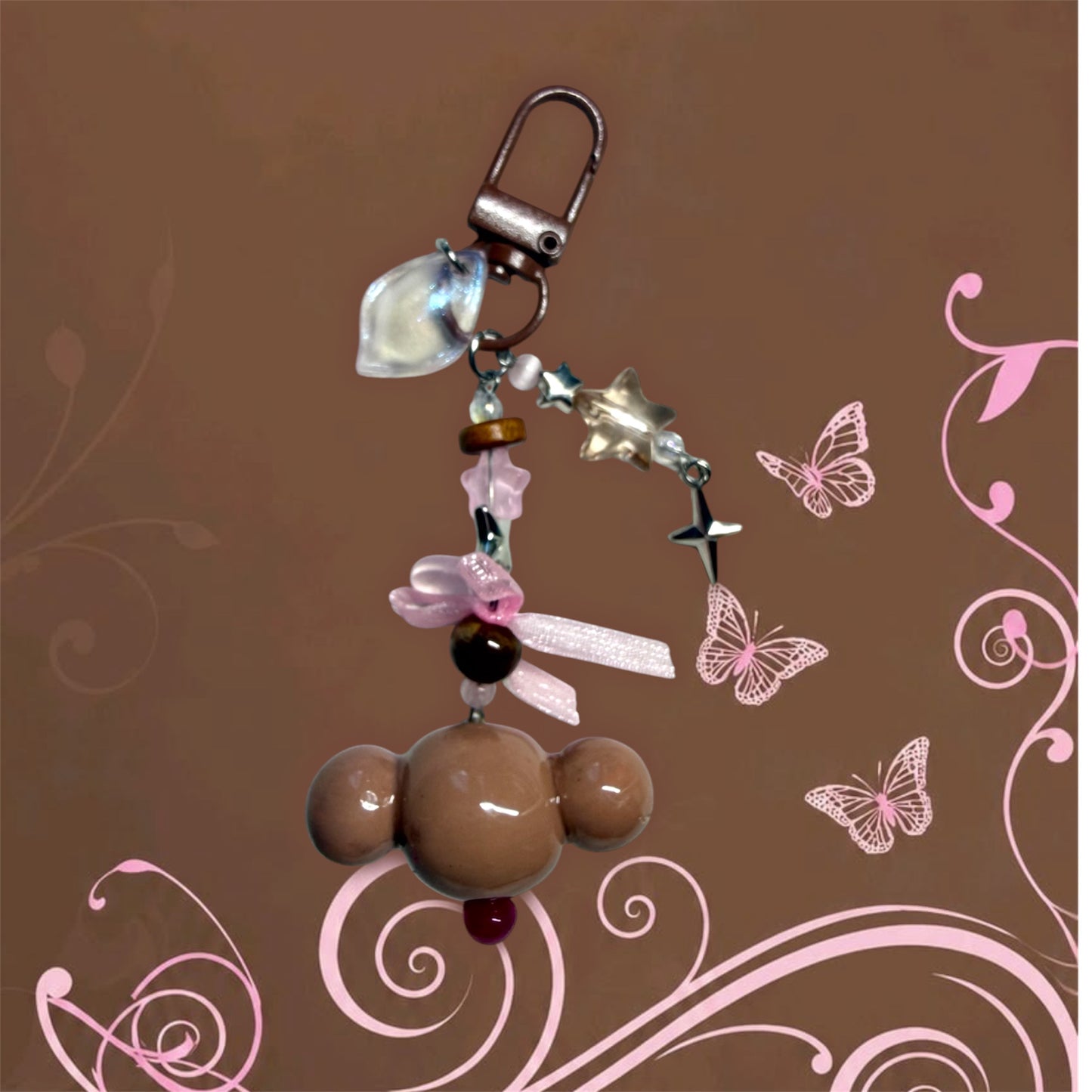 Monkey Bubblegum Keychain