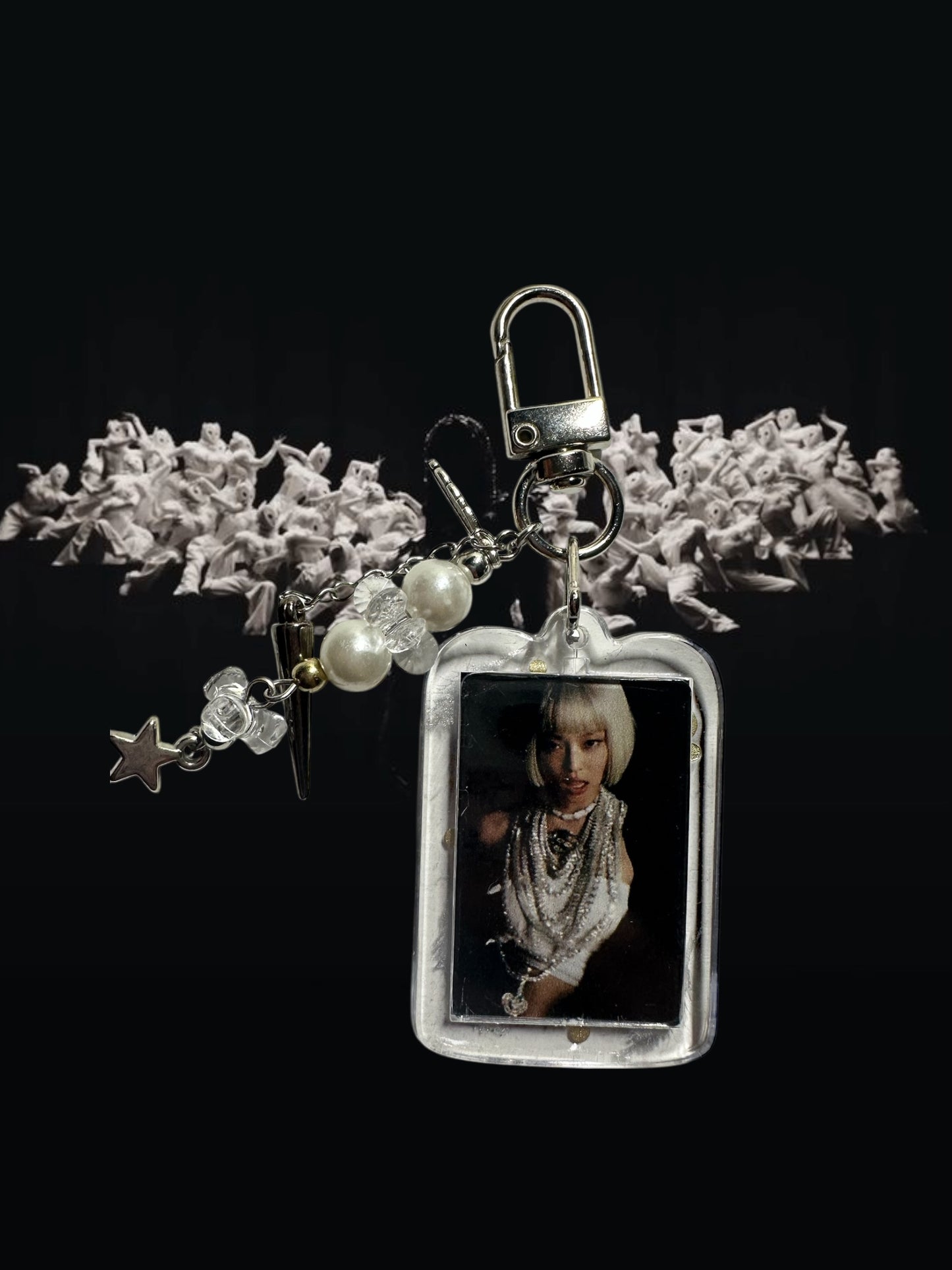 Jennie Blackpink Zen inspired keychain