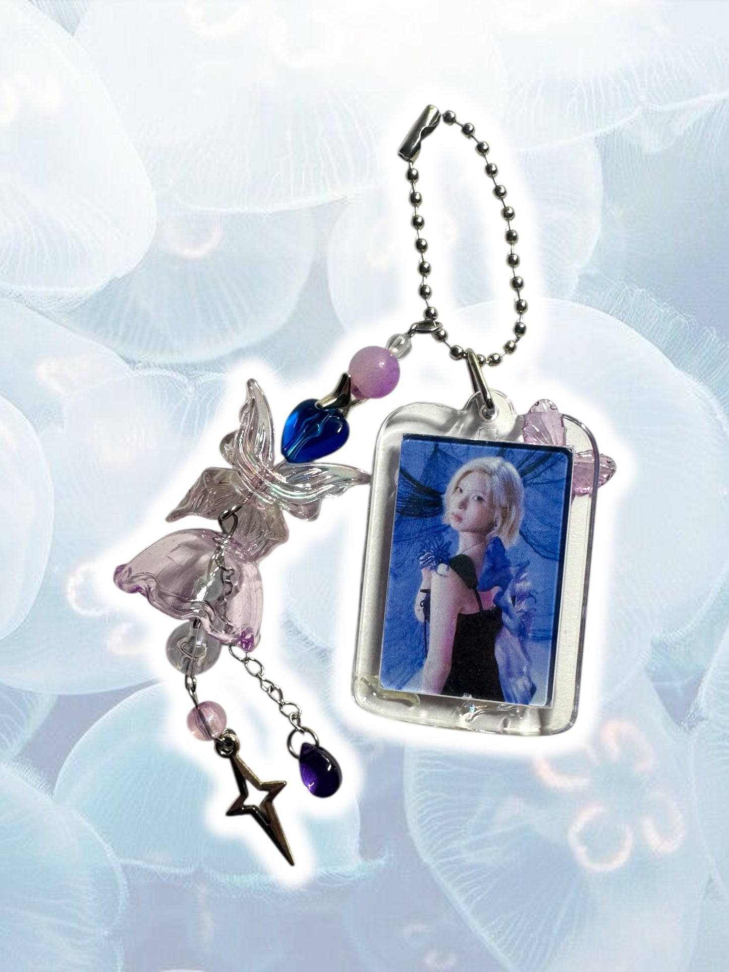 Nmixx jellyfish inspired keychains Bae