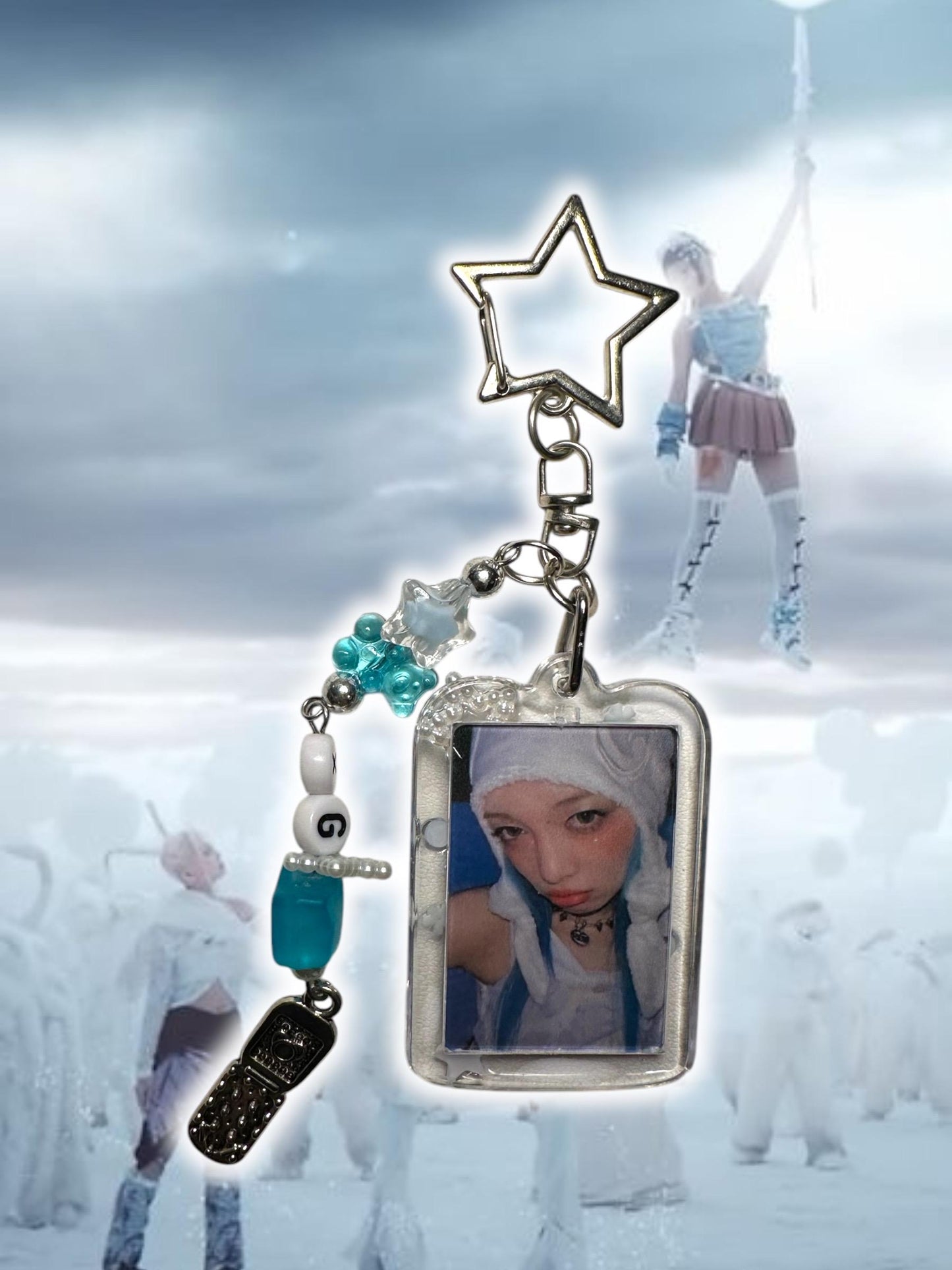 Xg Xtradinary Girls Jurin Shooting Stars inspired keychain