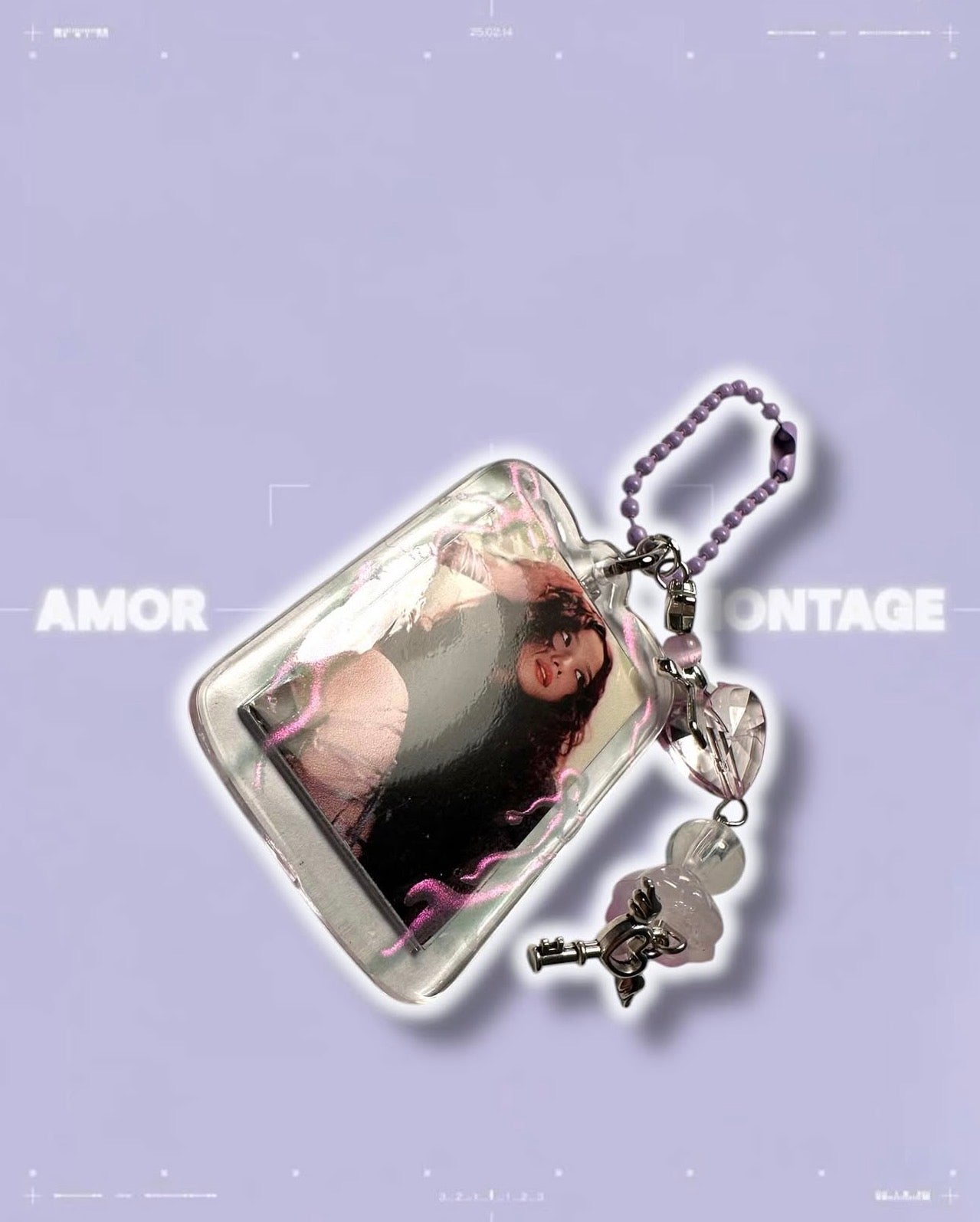 Blackpink Jisoo Amortage inspired keychain