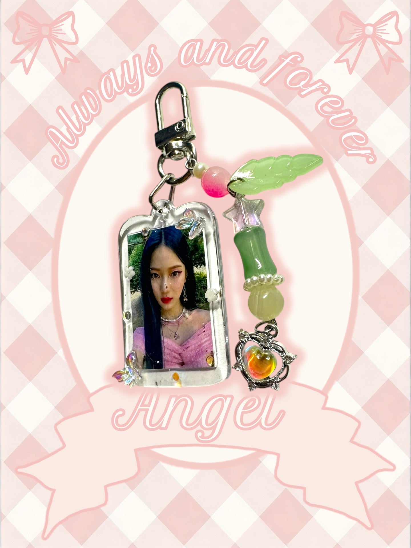 Stayc Isa princess inspired keychain