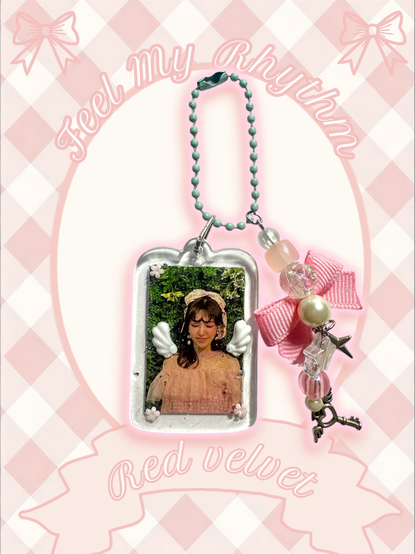 Red Velvet Feel My Rhythm inspired keychain Wendy