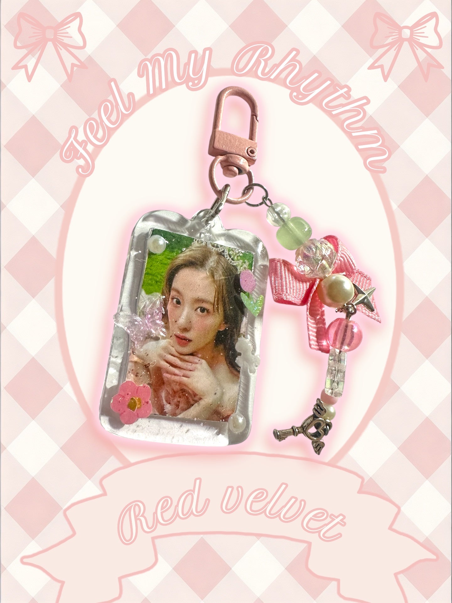 Red Velvet Feel My Rhythm inspired keychain Irene
