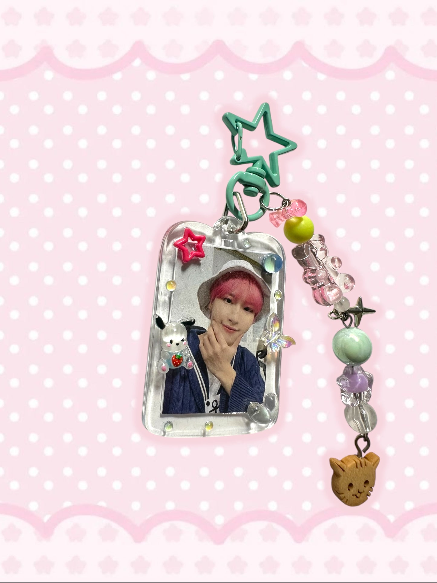 Ateez Seonghwa inspired keychain