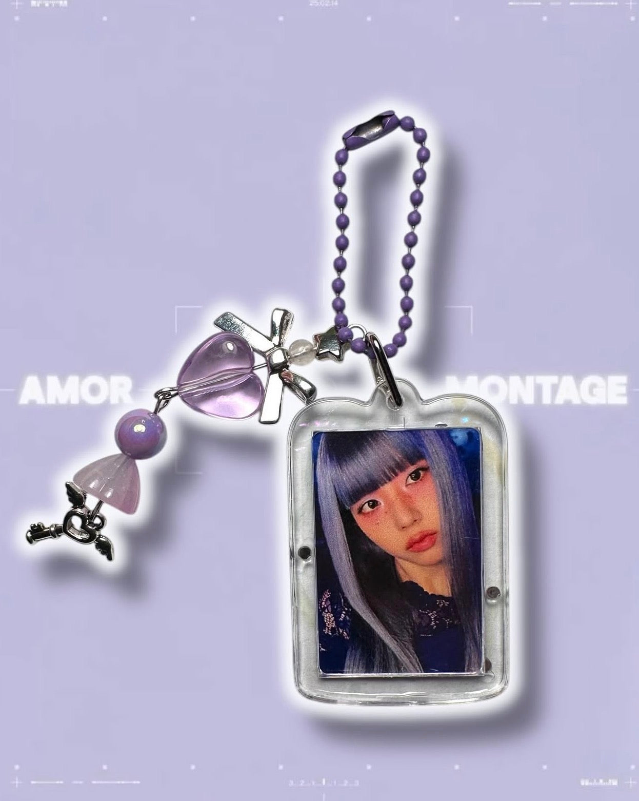 Blackpink Jisoo Amortage inspired keychain