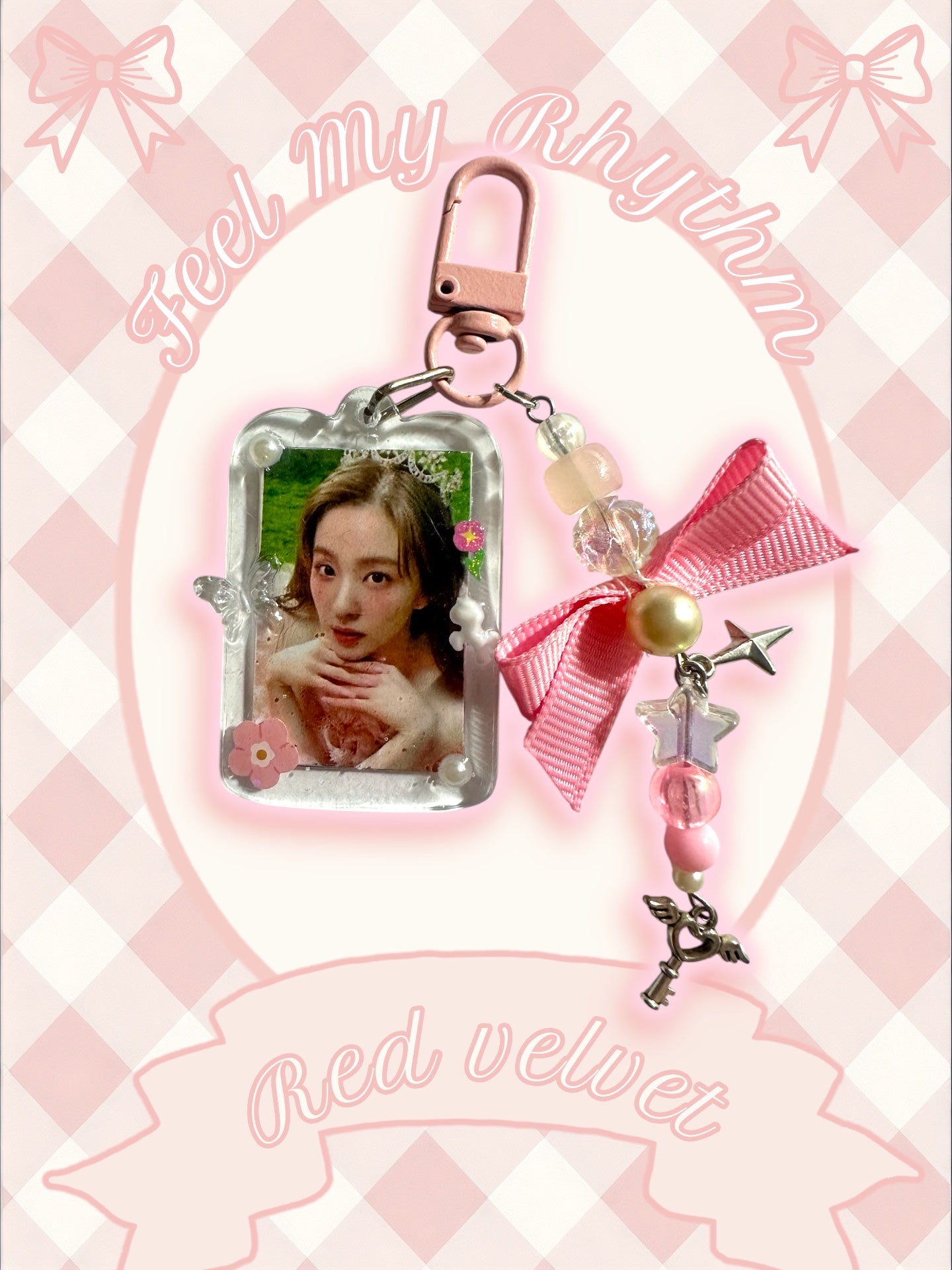 Red Velvet Feel My Rhythm inspired keychain Irene