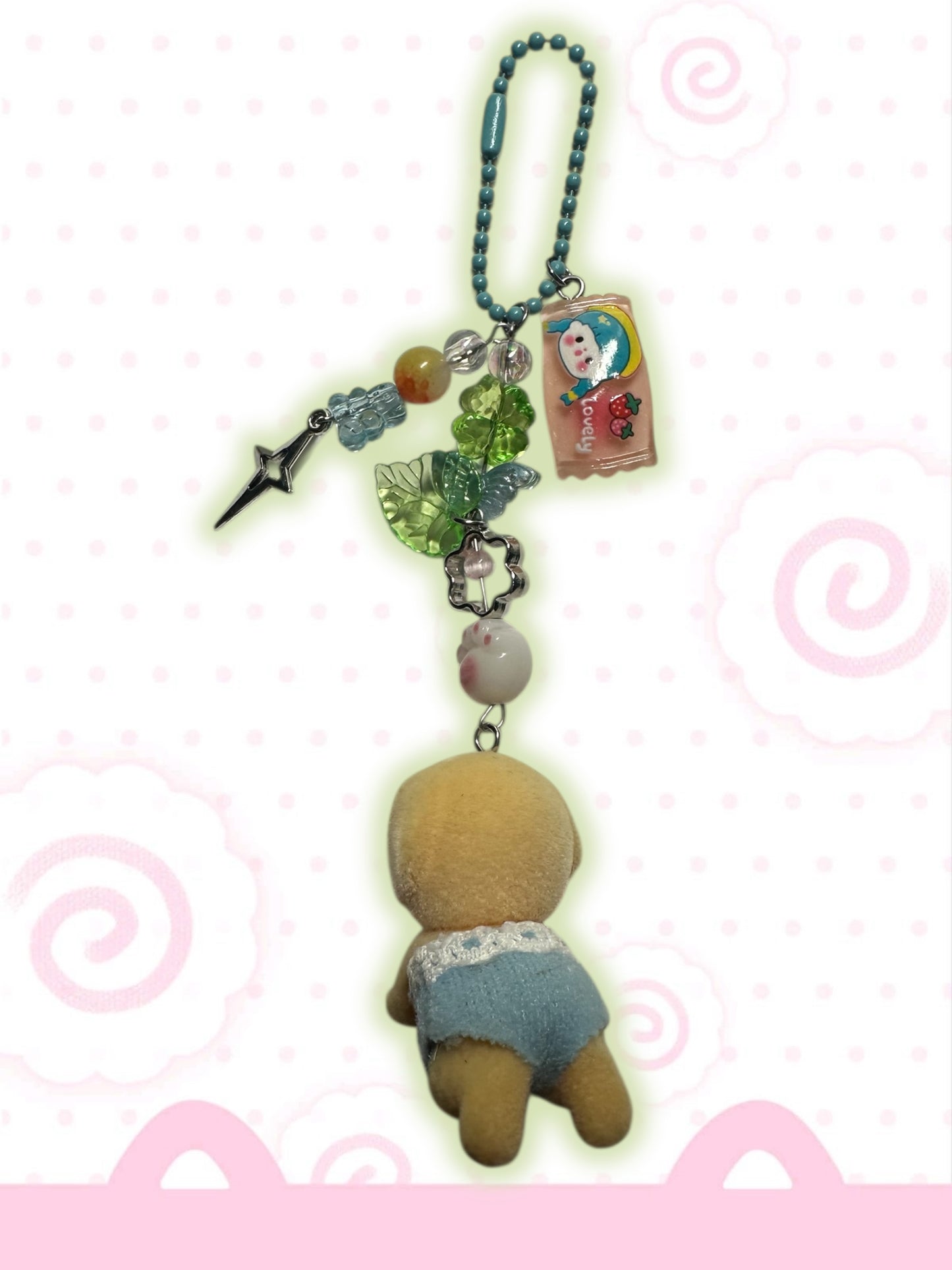 Calico Critter Dog keychain