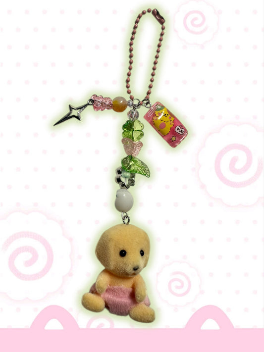 Calico Critter Dog keychain