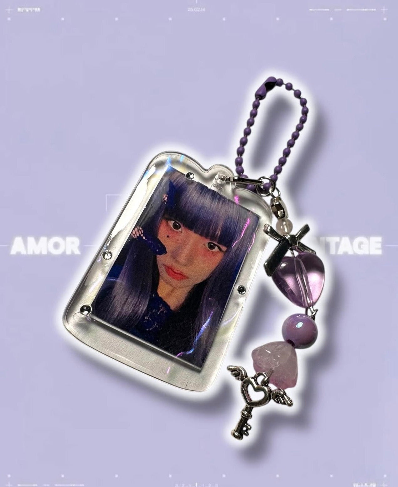 Blackpink Jisoo Amortage inspired keychain