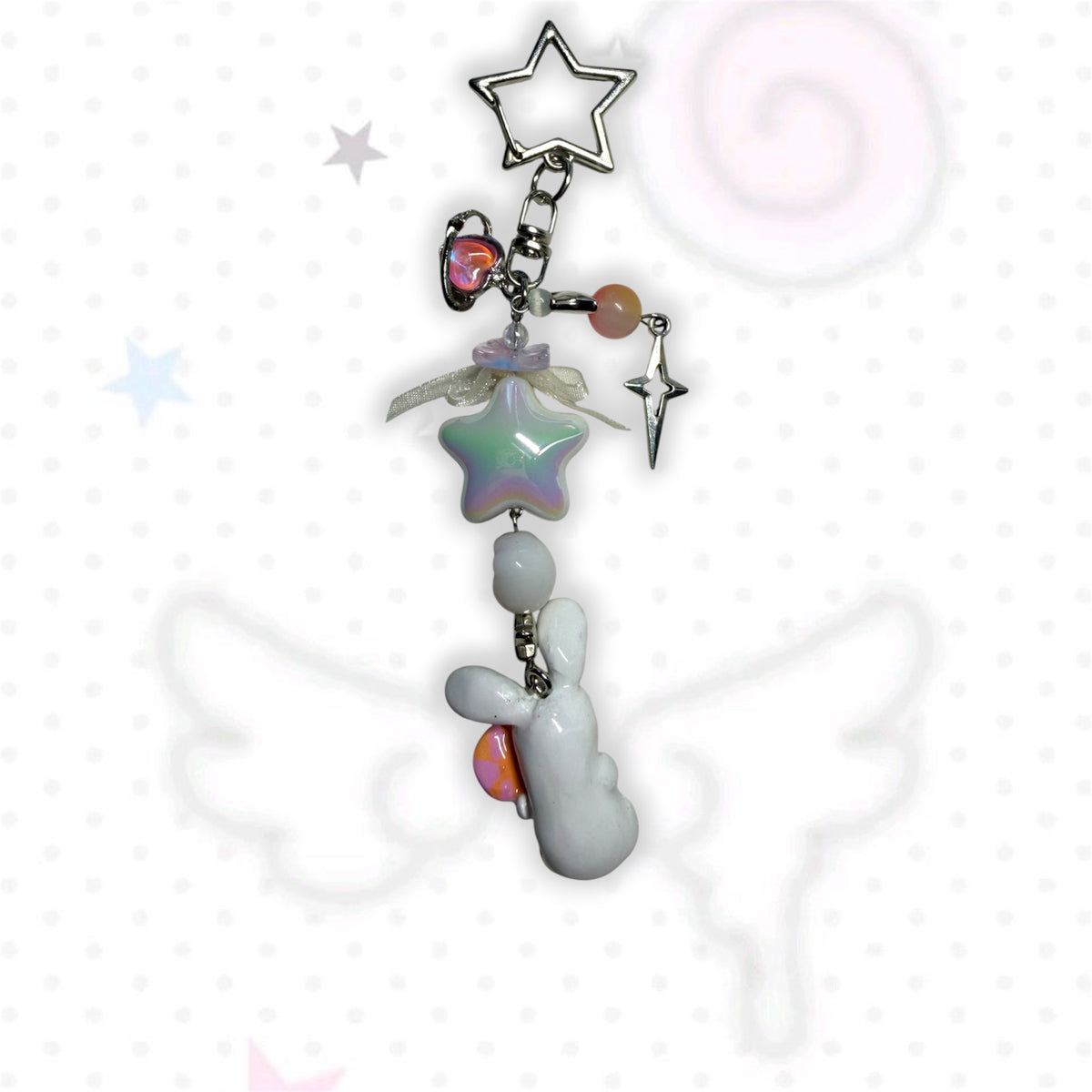 Ragging Rabbit Keychain