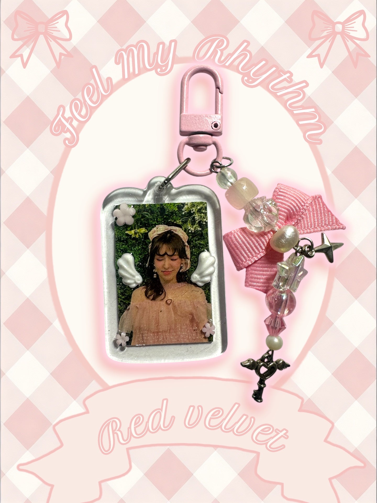 Red Velvet Feel My Rhythm inspired keychain Wendy