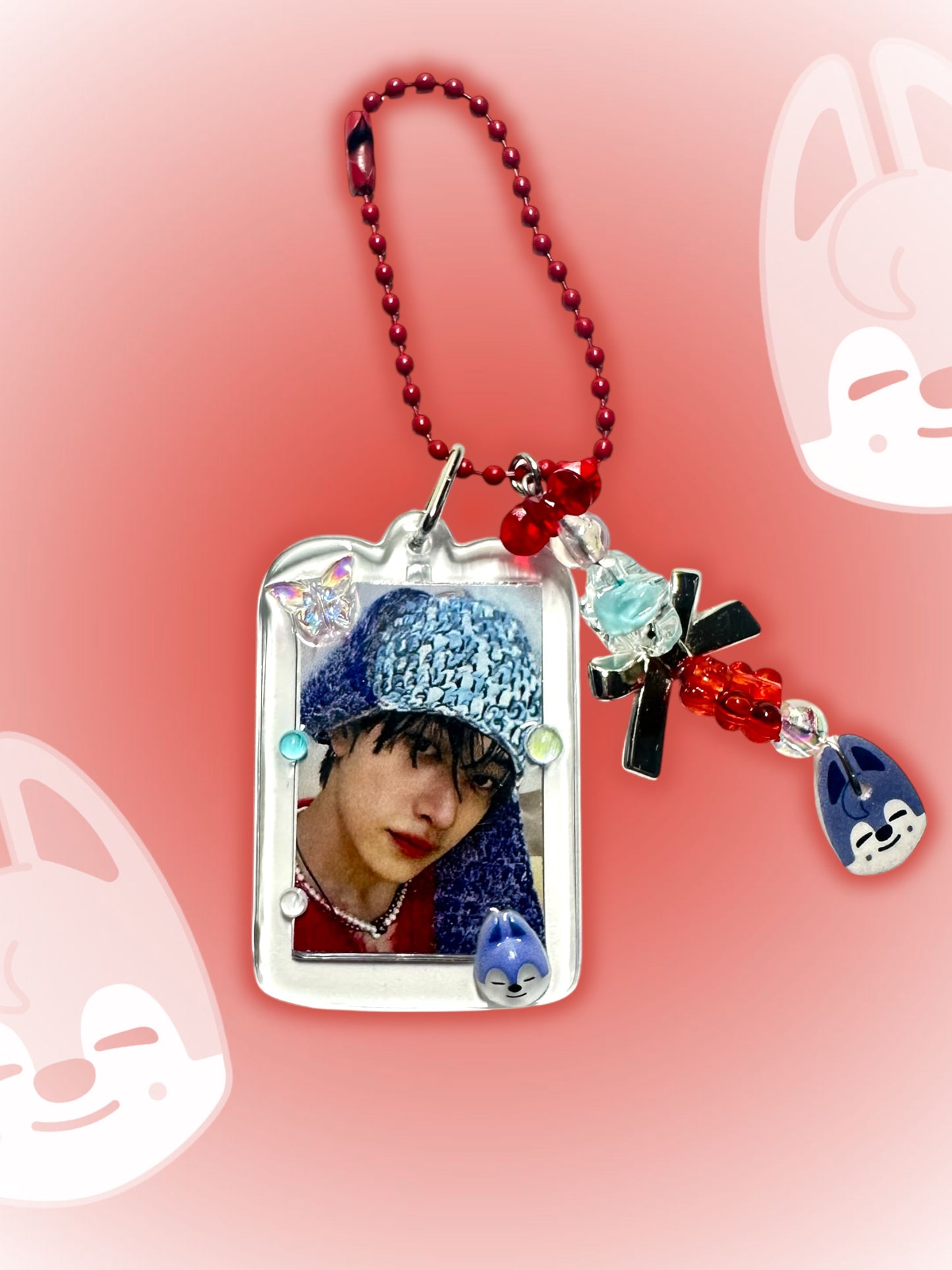 Stray Kids Skzoo Bang Chan inspired keychain