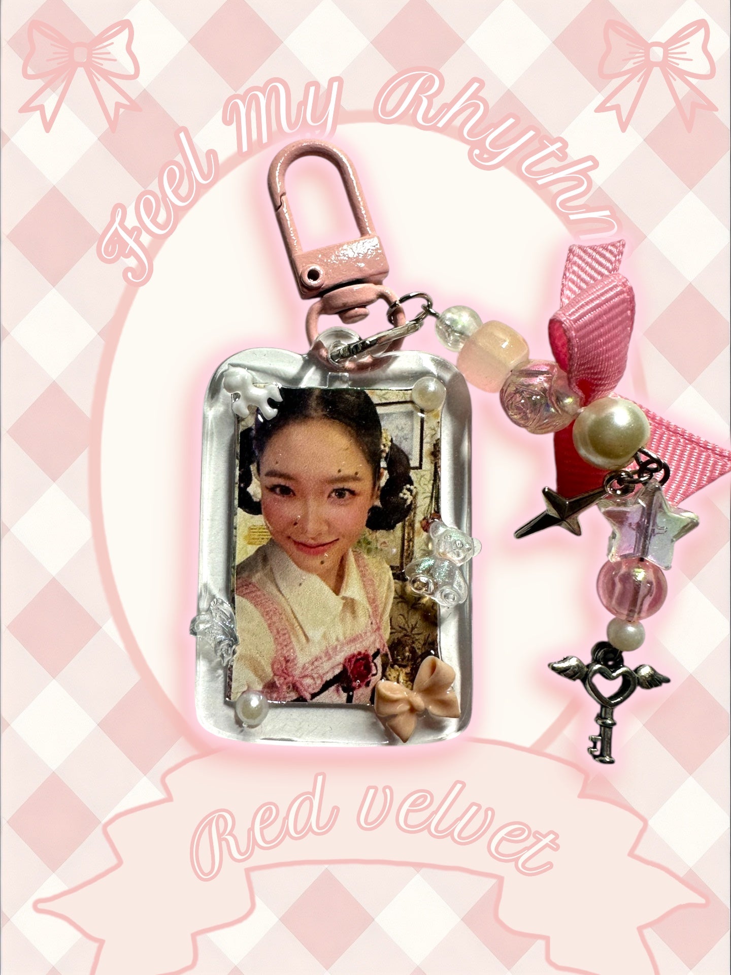Red Velvet Feel My Rhythm inspired keychain Yeri