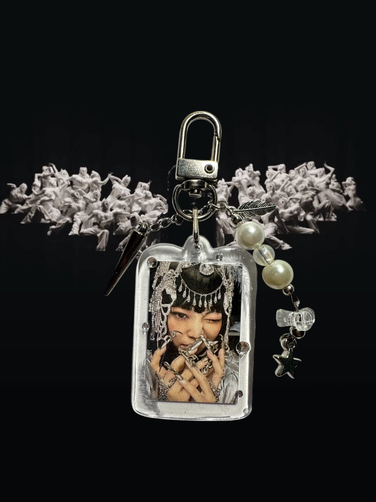 Jennie Blackpink Zen inspired keychain