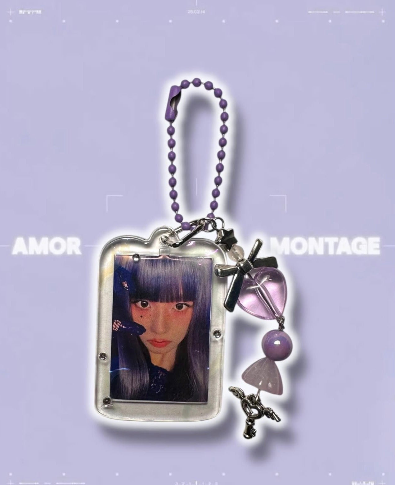 Blackpink Jisoo Amortage inspired keychain