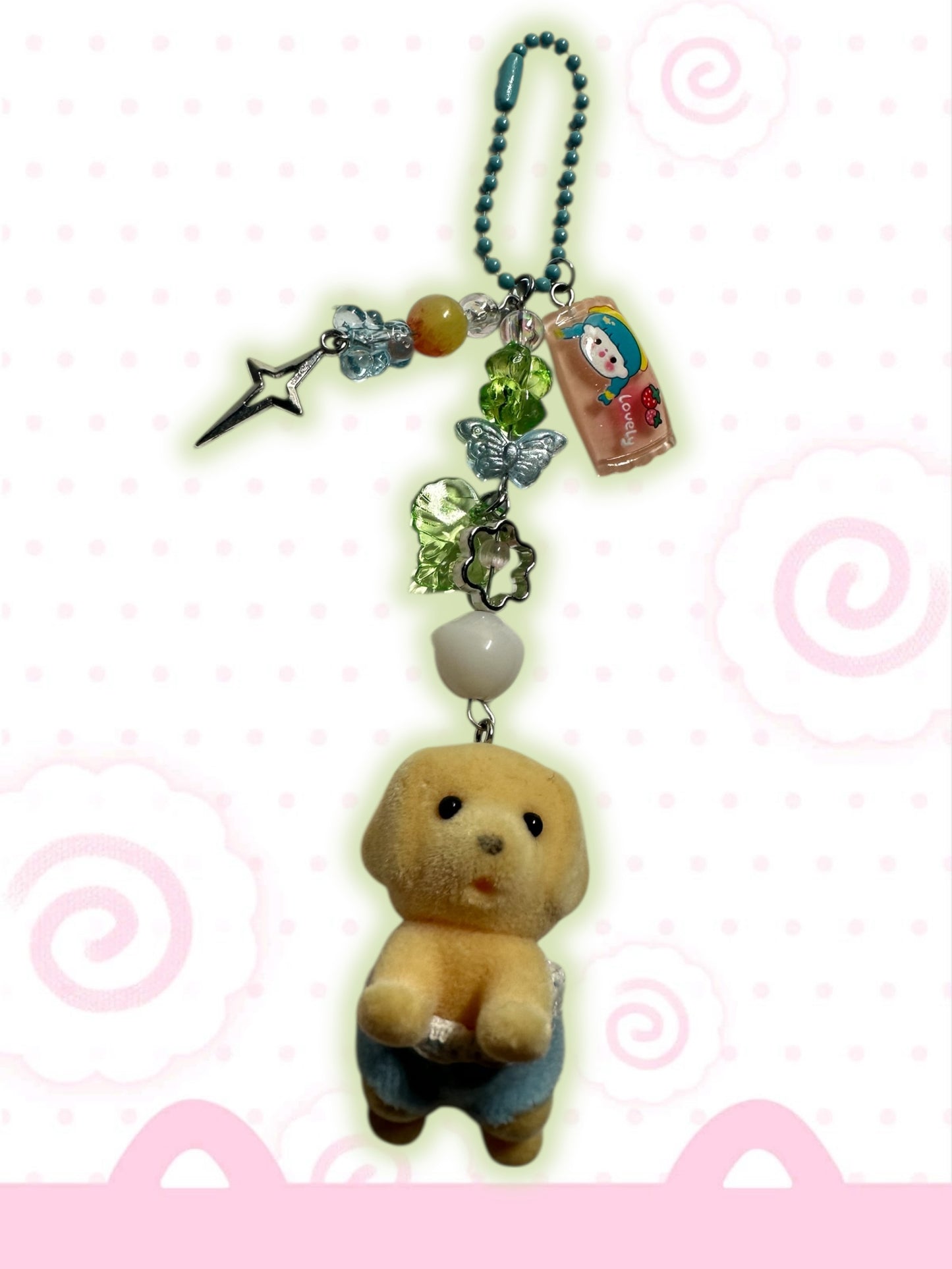 Calico Critter Dog keychain