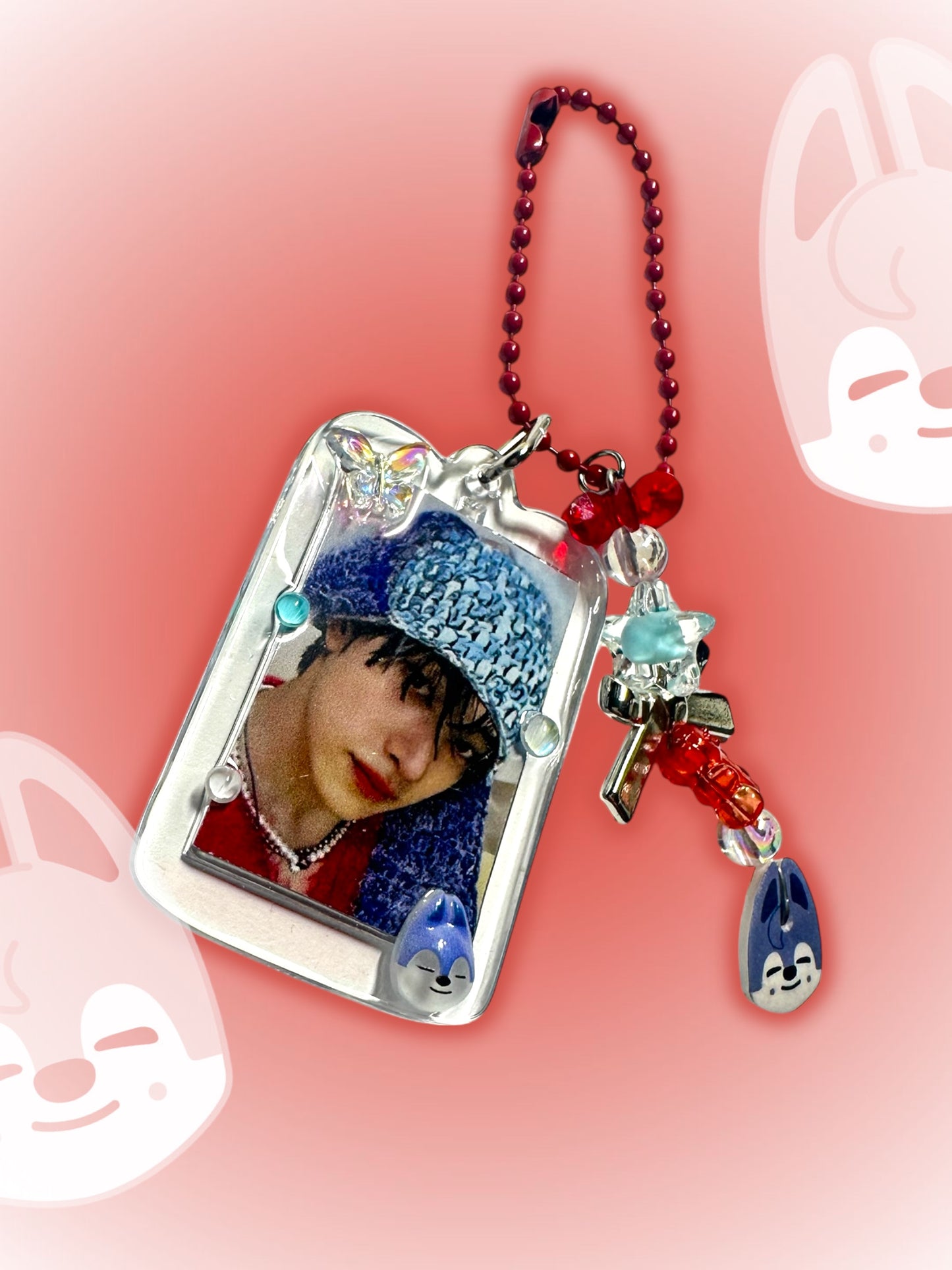 Stray Kids Skzoo Bang Chan inspired keychain