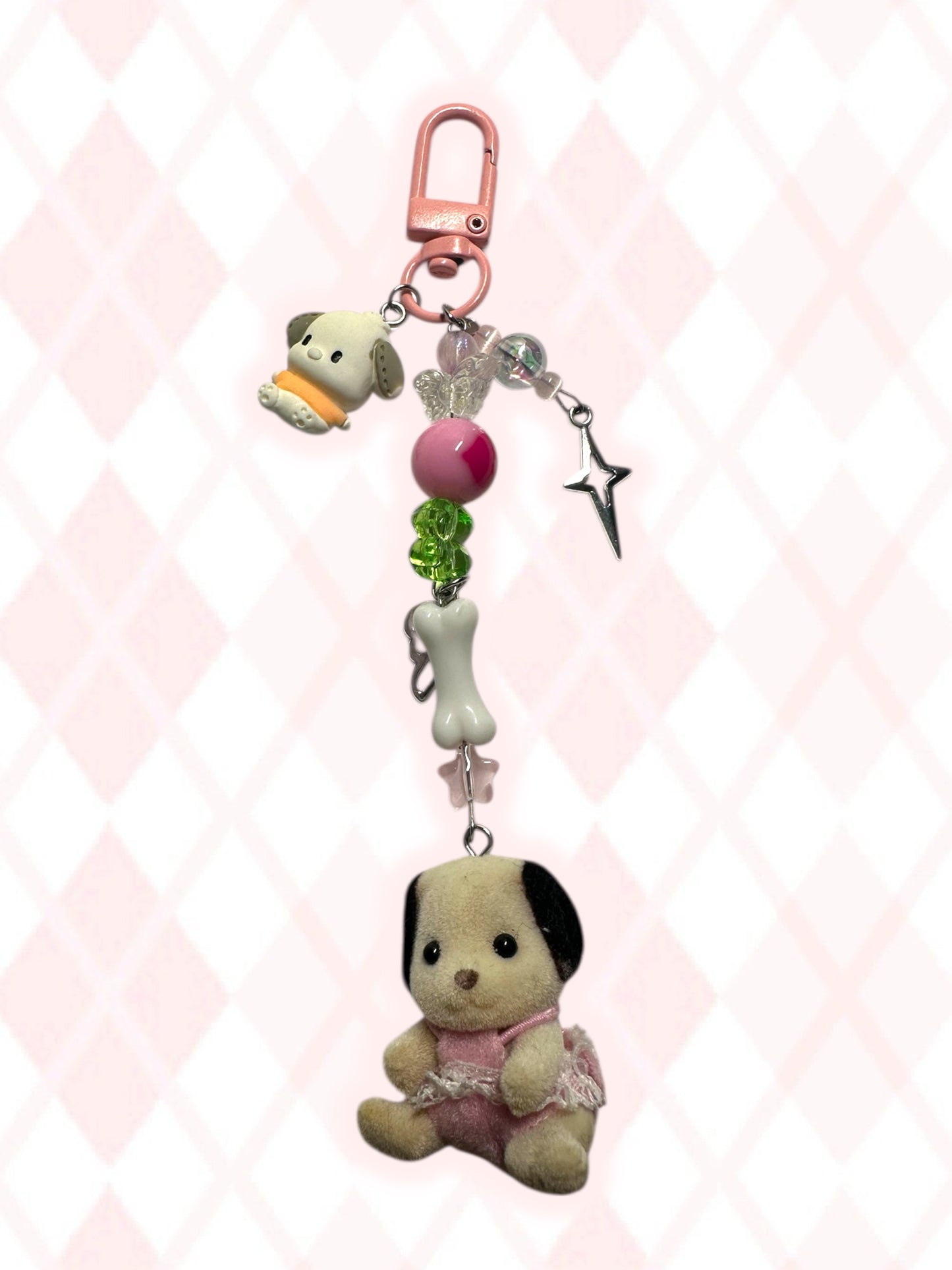 Calico Critter Dog keychain