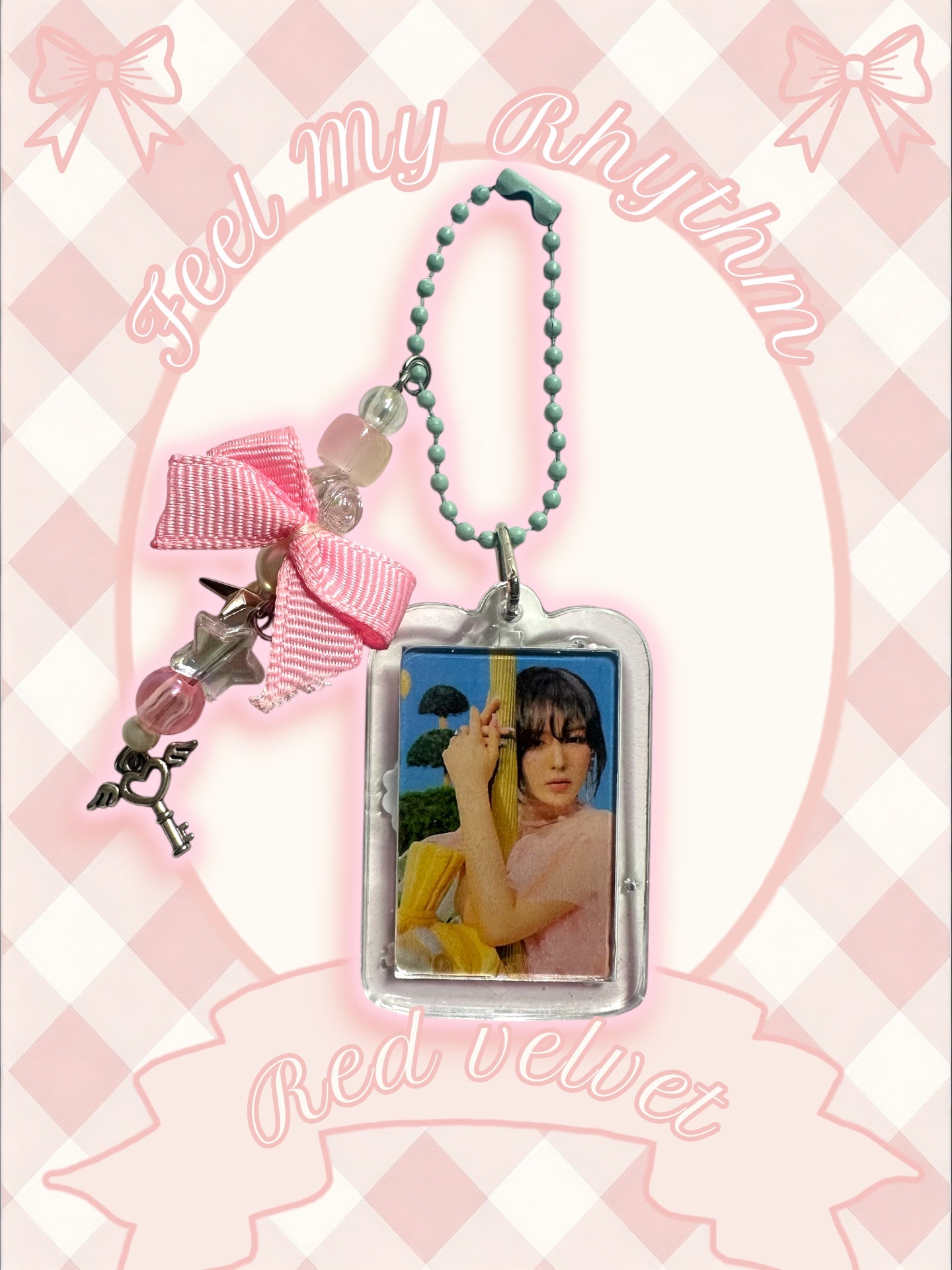Red Velvet Feel My Rhythm inspired keychain Wendy