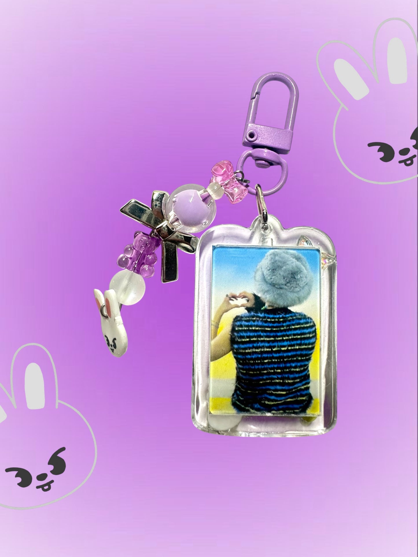 Stray Kids Skzoo Lee Know inspired keychain