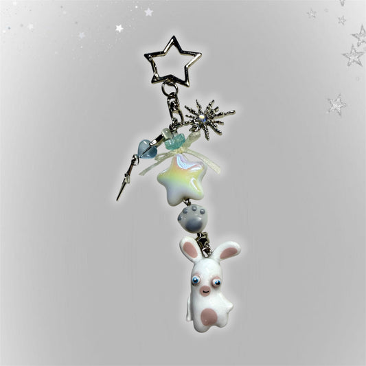 Ragging Rabbit Keychain