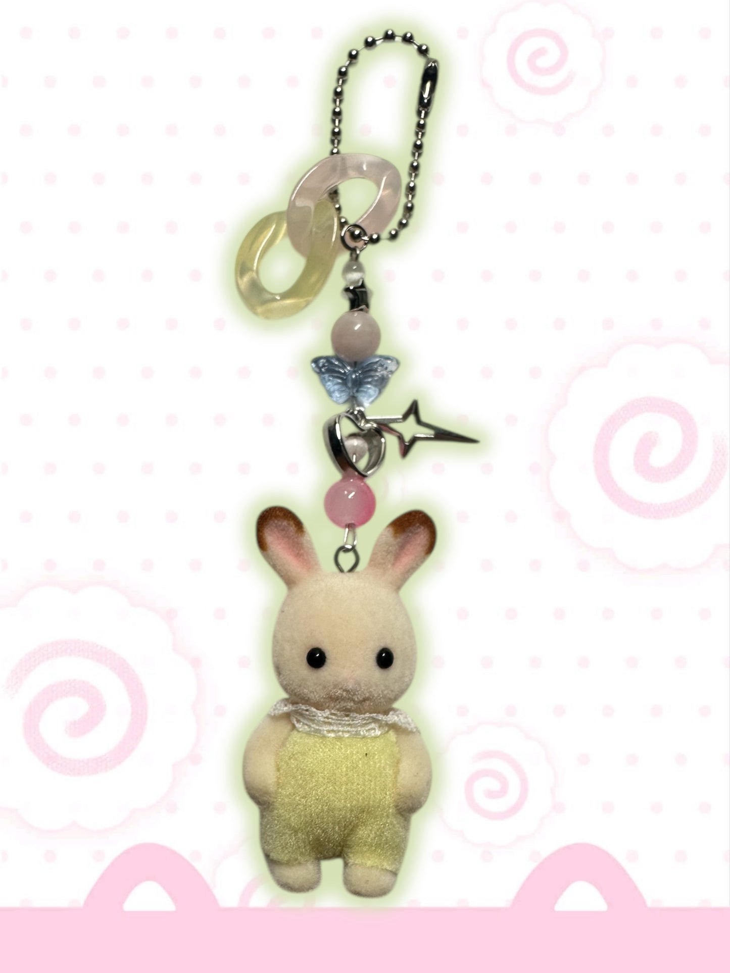 Calico Critter Rabbit keychain