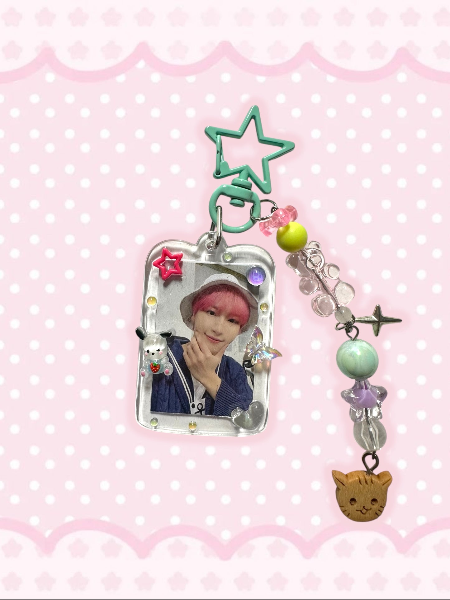 Ateez Seonghwa inspired keychain
