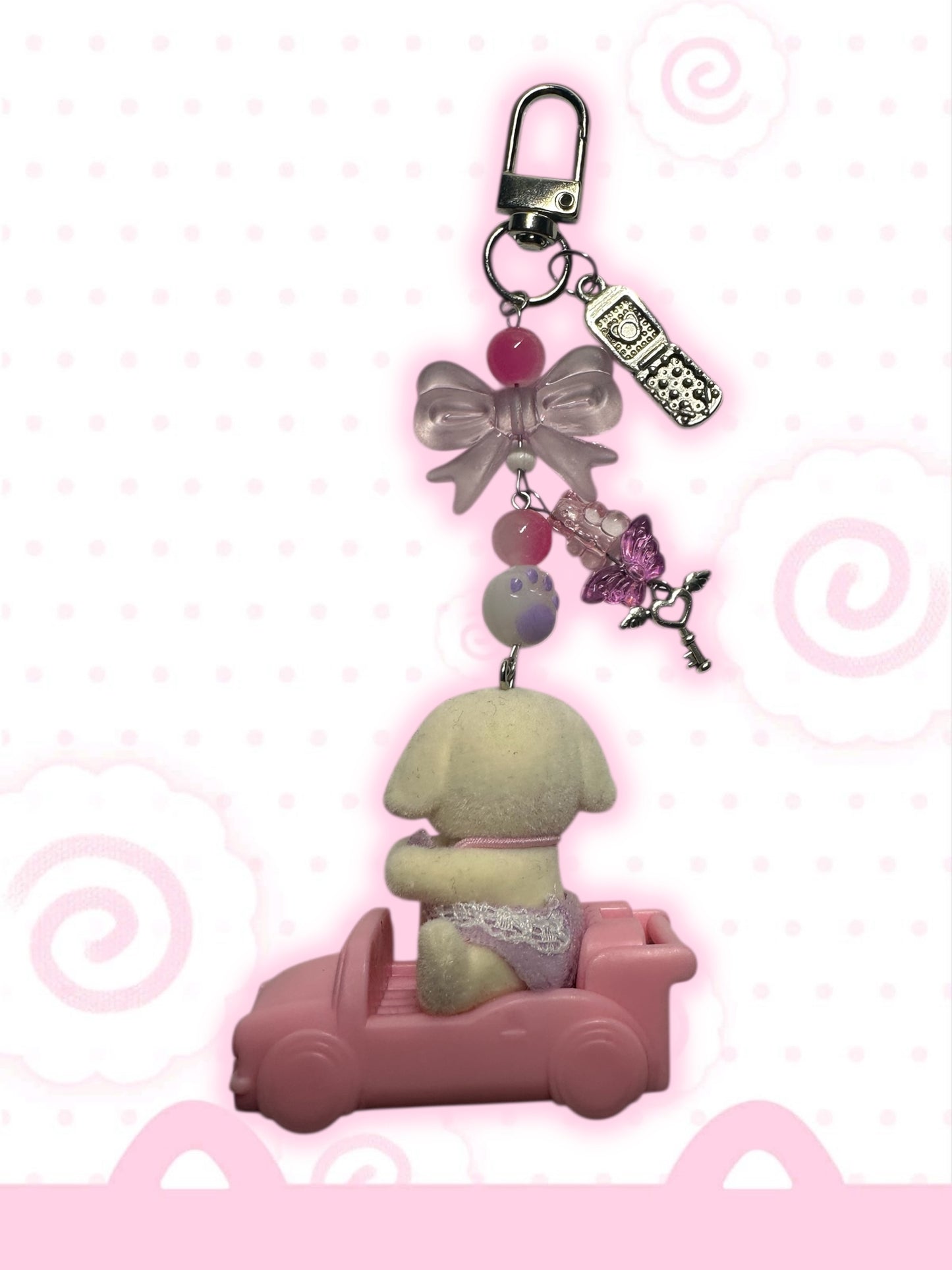 Calico Critter Rabbit keychain