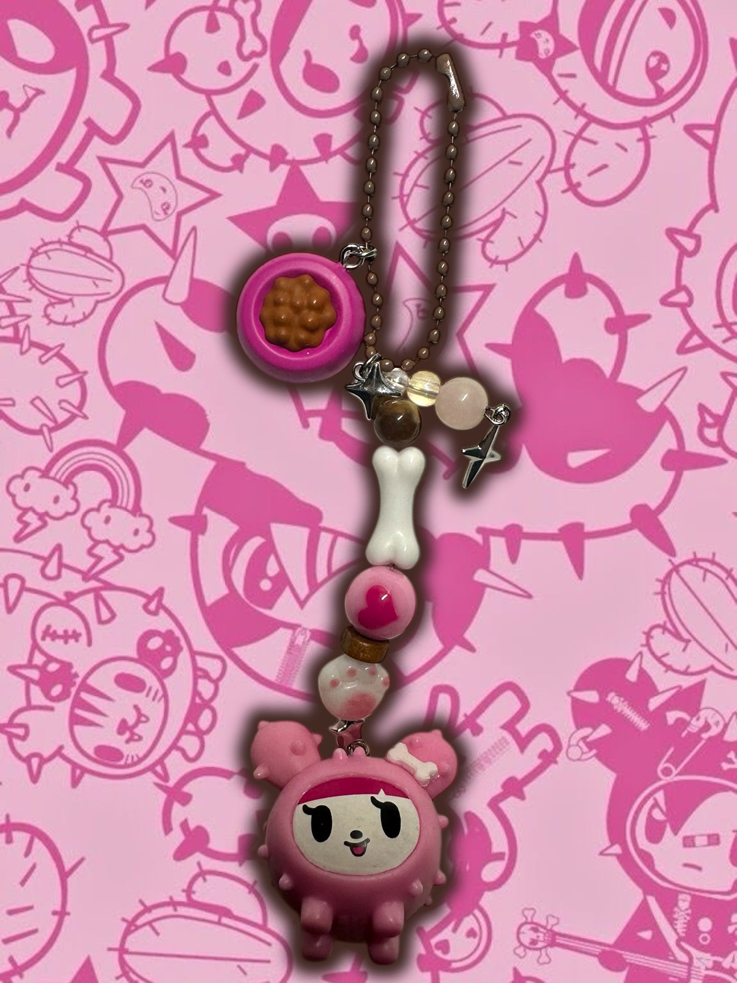 Tokidoki Polpettina keychain