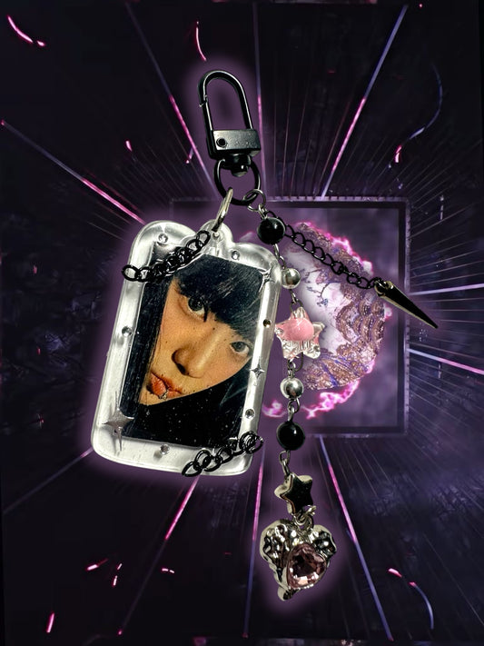 Blackpink Jisoo Pink Venom inspired keychain