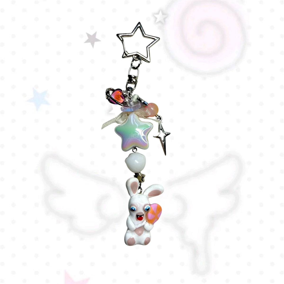 Ragging Rabbit Keychain