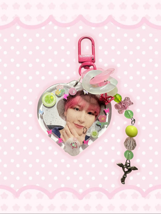 Ateez Seonghwa inspired keychain