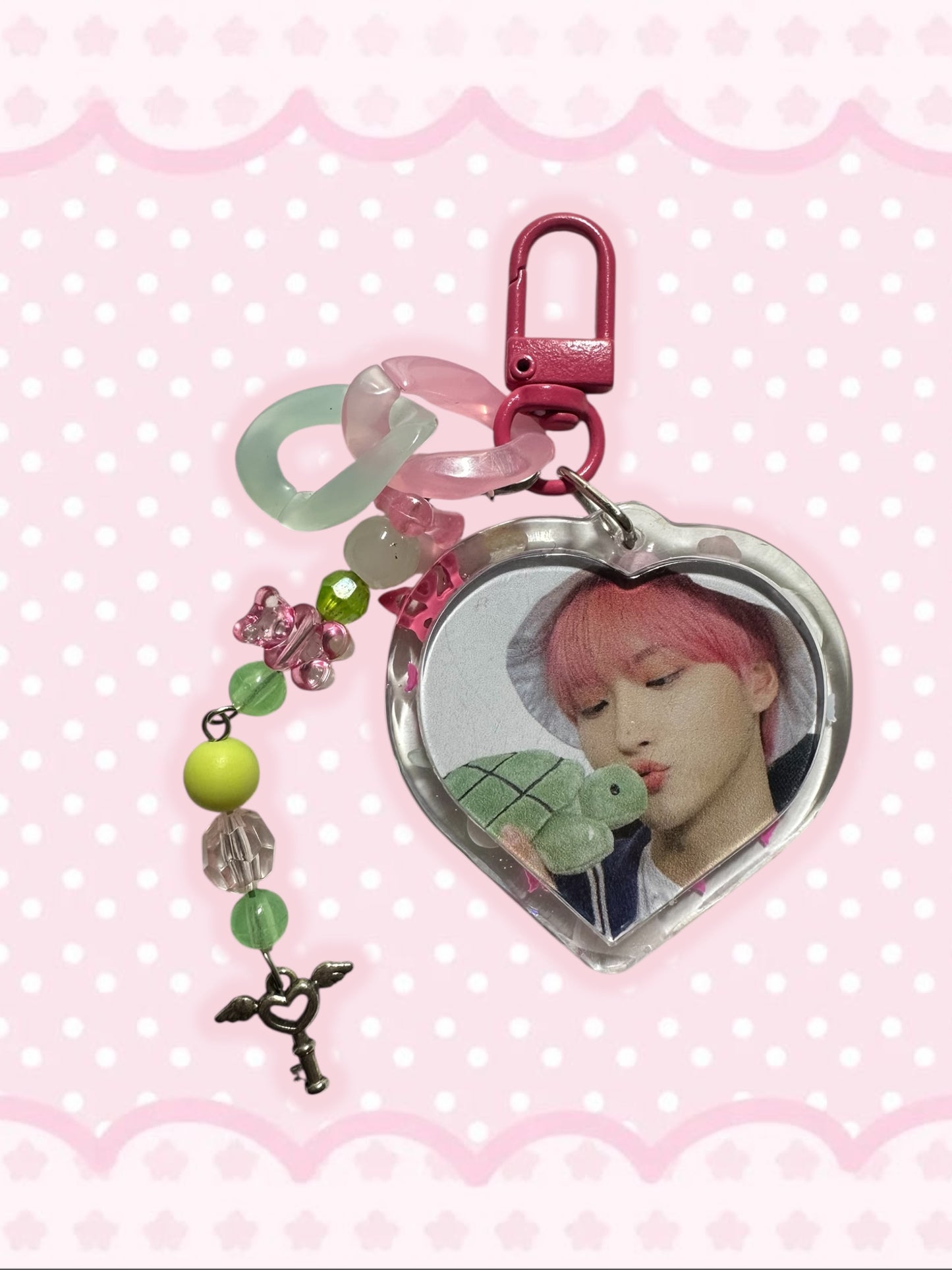 Ateez Seonghwa inspired keychain