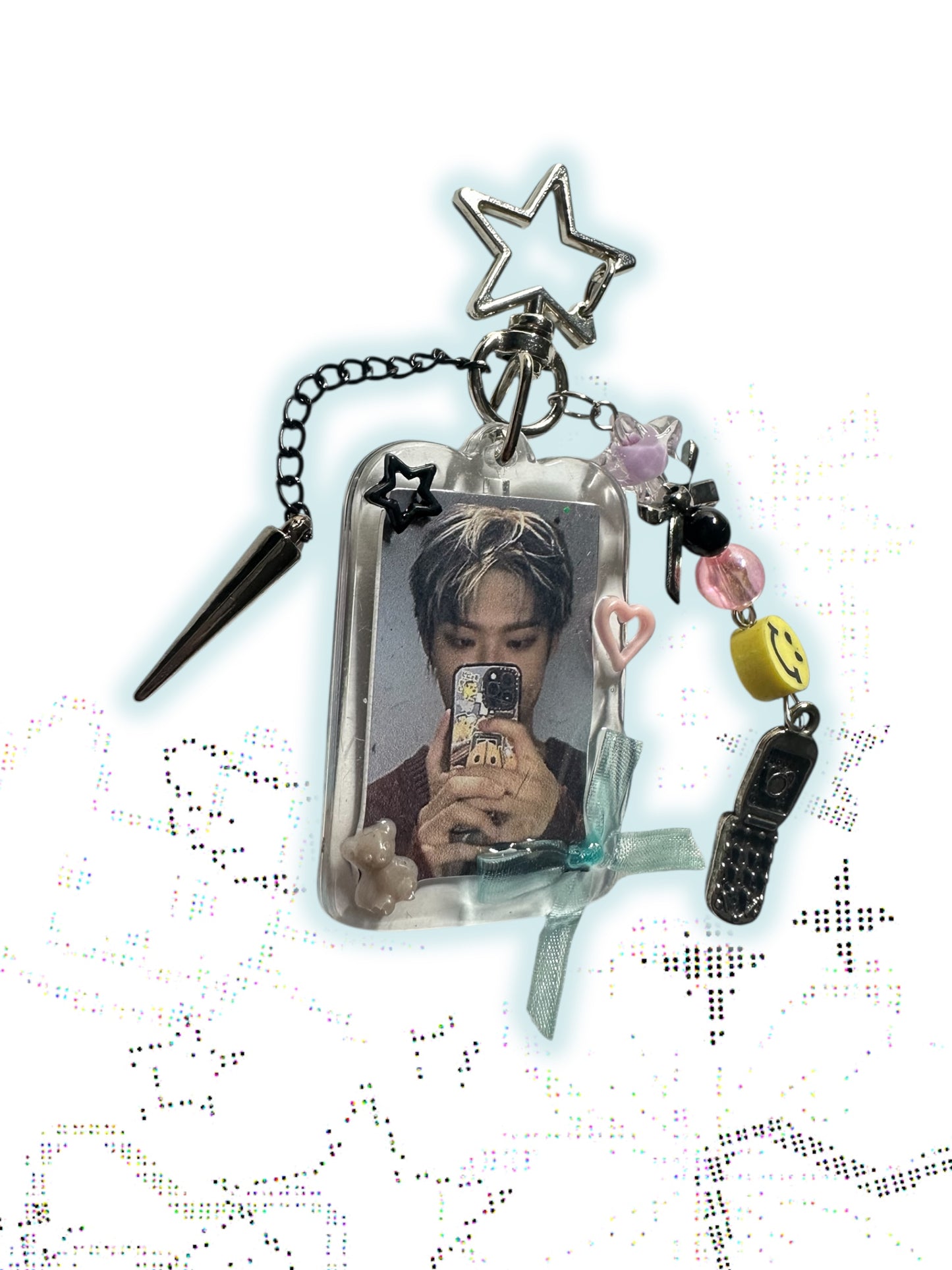 Ateez Mingi inspired keychain