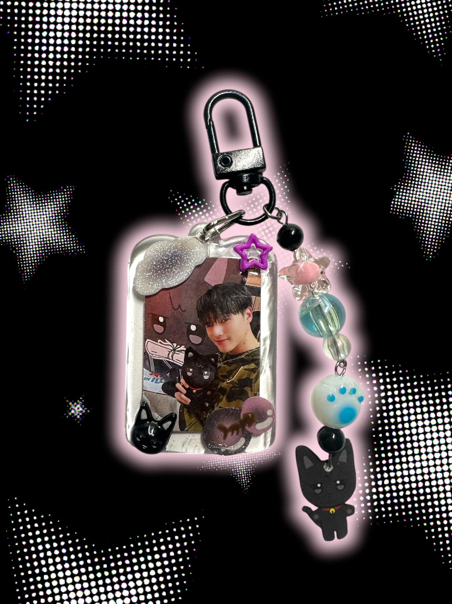 Ateez Aniteez Wooyoung inspired keychain