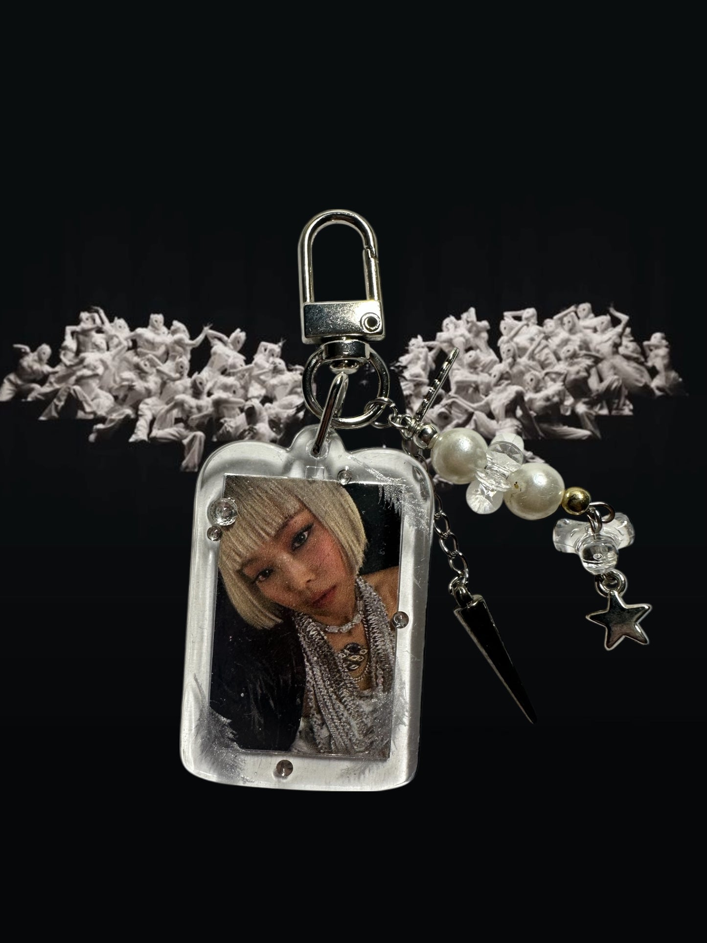 Jennie Blackpink Zen inspired keychain