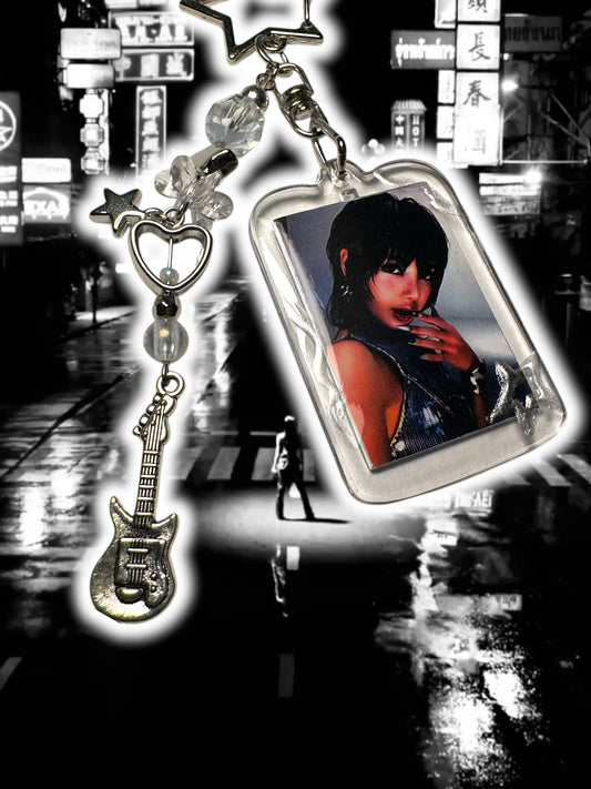 Blackpink Lisa Rockstar inspired keychain