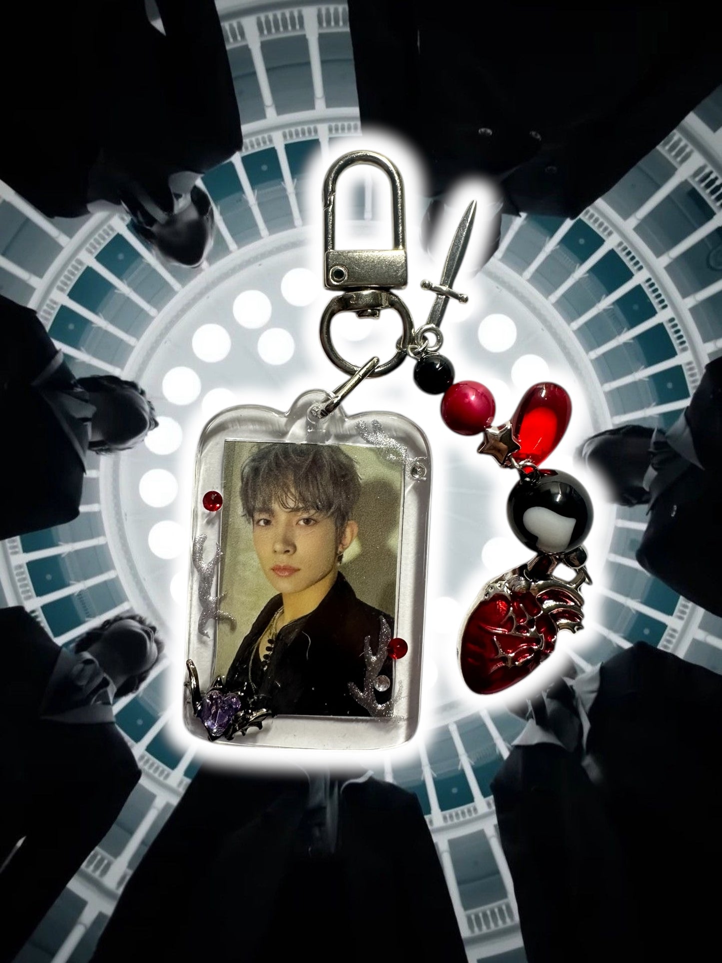 Enhypen Dark blood inspired keychain Heeseung