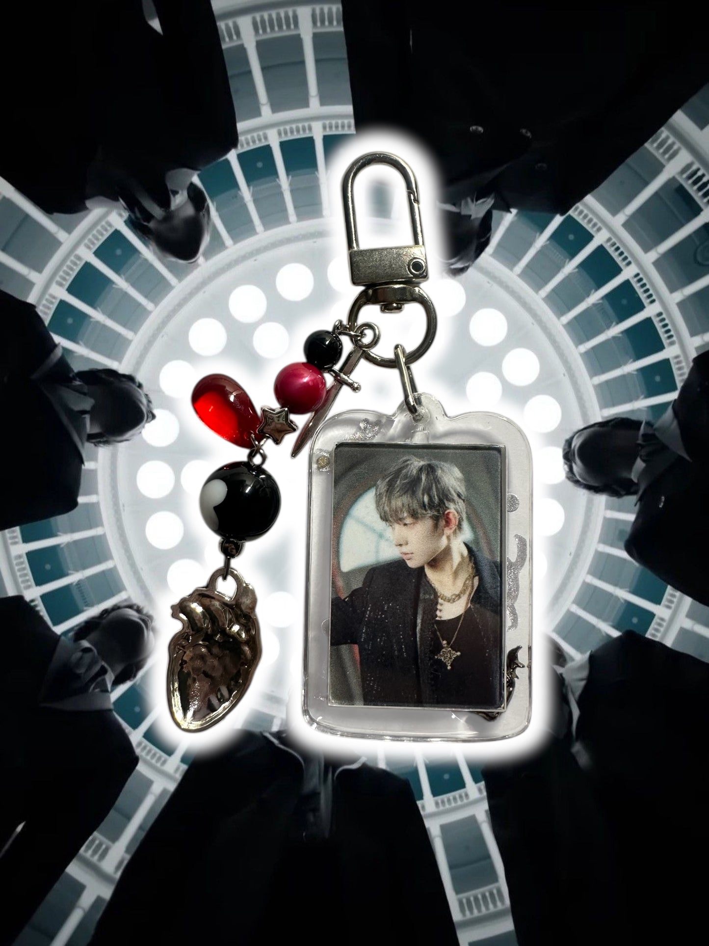 Enhypen Dark blood inspired keychain Heeseung
