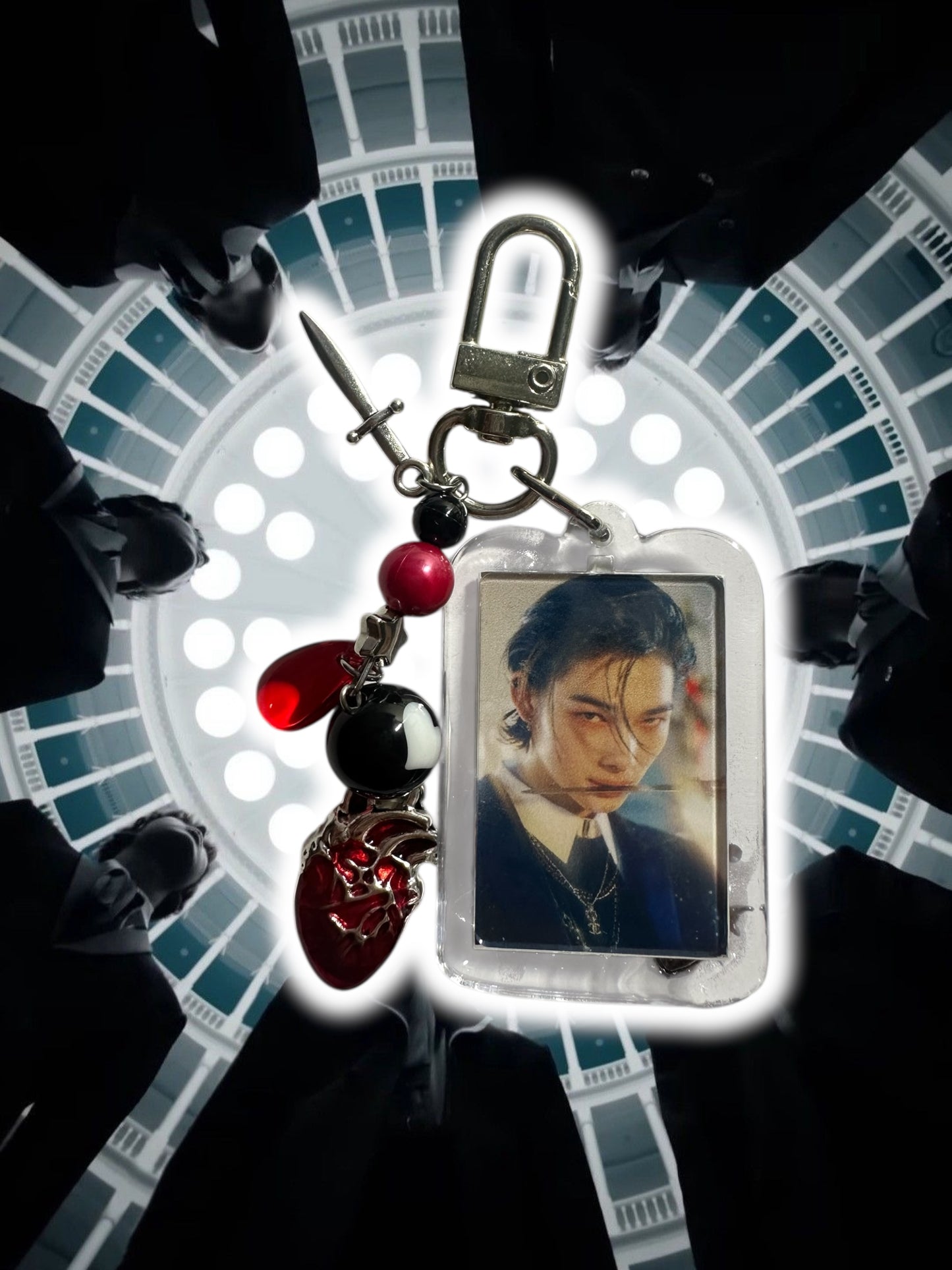 Enhypen Dark blood inspired keychain Niki