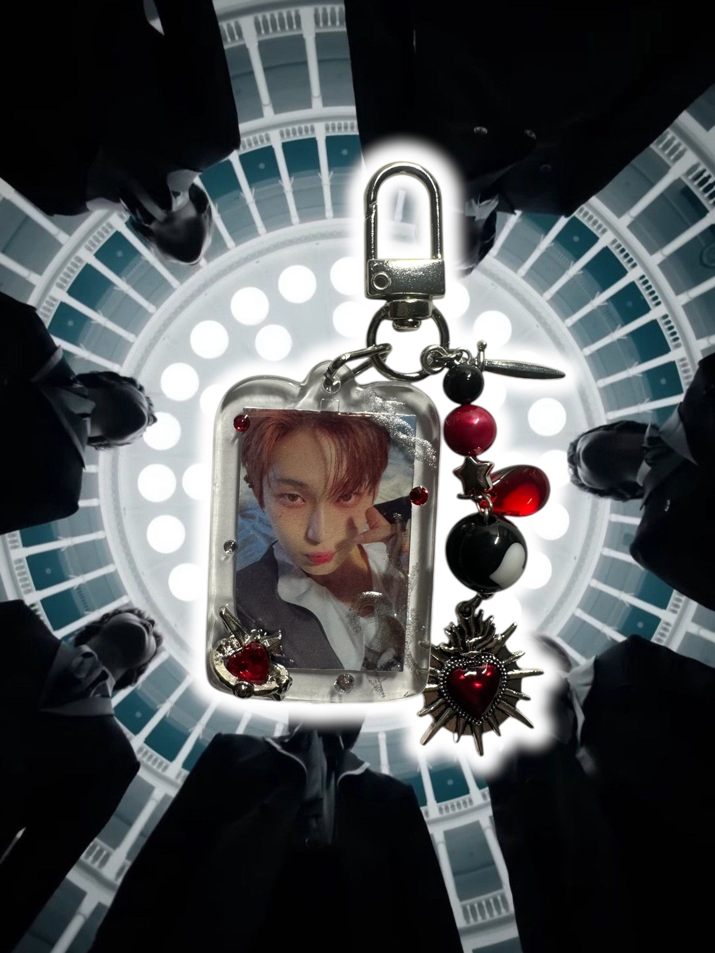 Enhypen Dark blood inspired keychain Sunoo