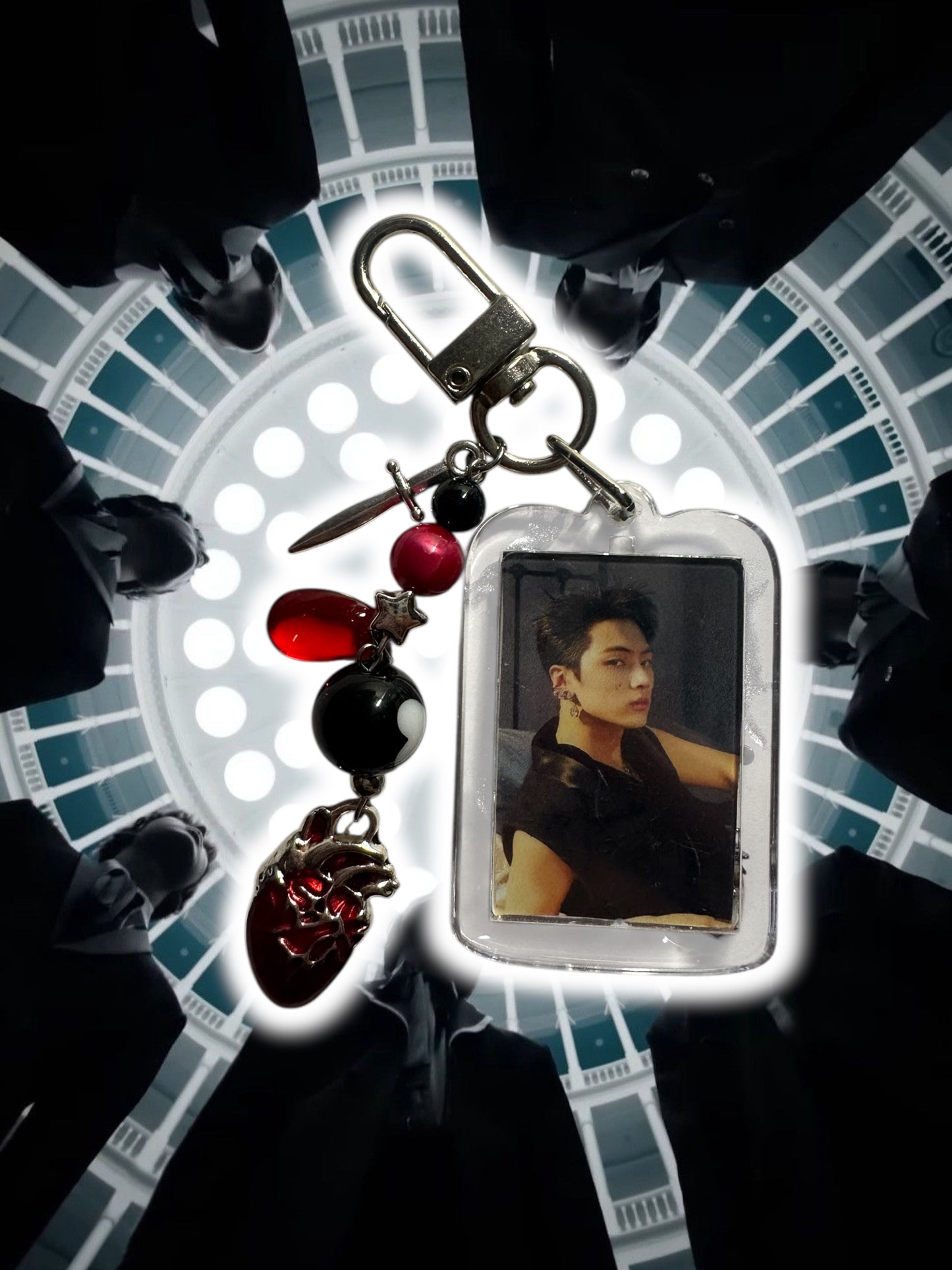 Enhypen Dark blood inspired keychain Jay