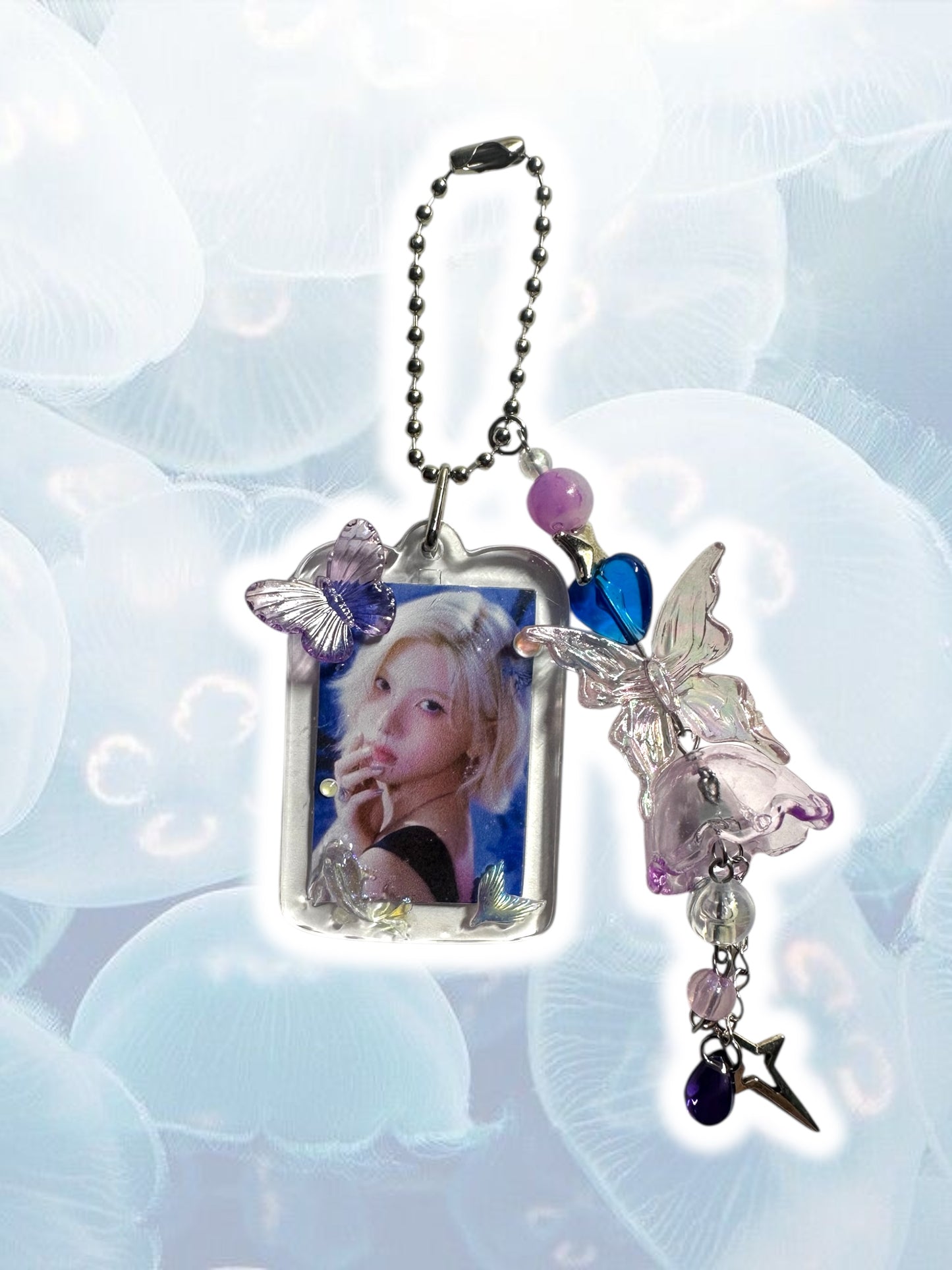 Nmixx jellyfish inspired keychains Bae
