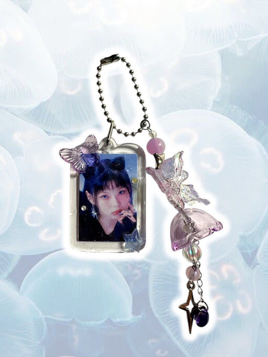 Nmixx jellyfish inspired keychains Jiwoo